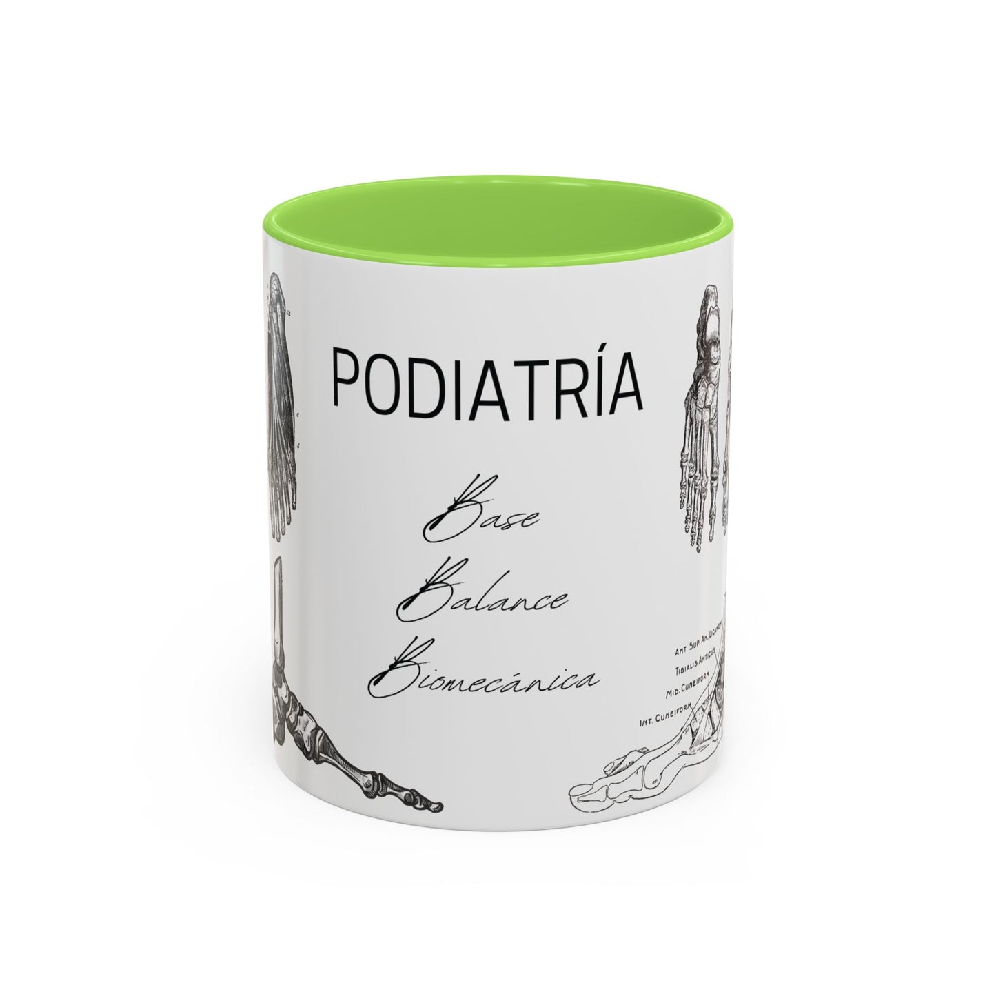 Taza Podología Pie Anatómico, Regalo Podólogo, Taza Anatomía Médica, Taza Doctor, Taza Estudiante Medicina, Personal Sanitario