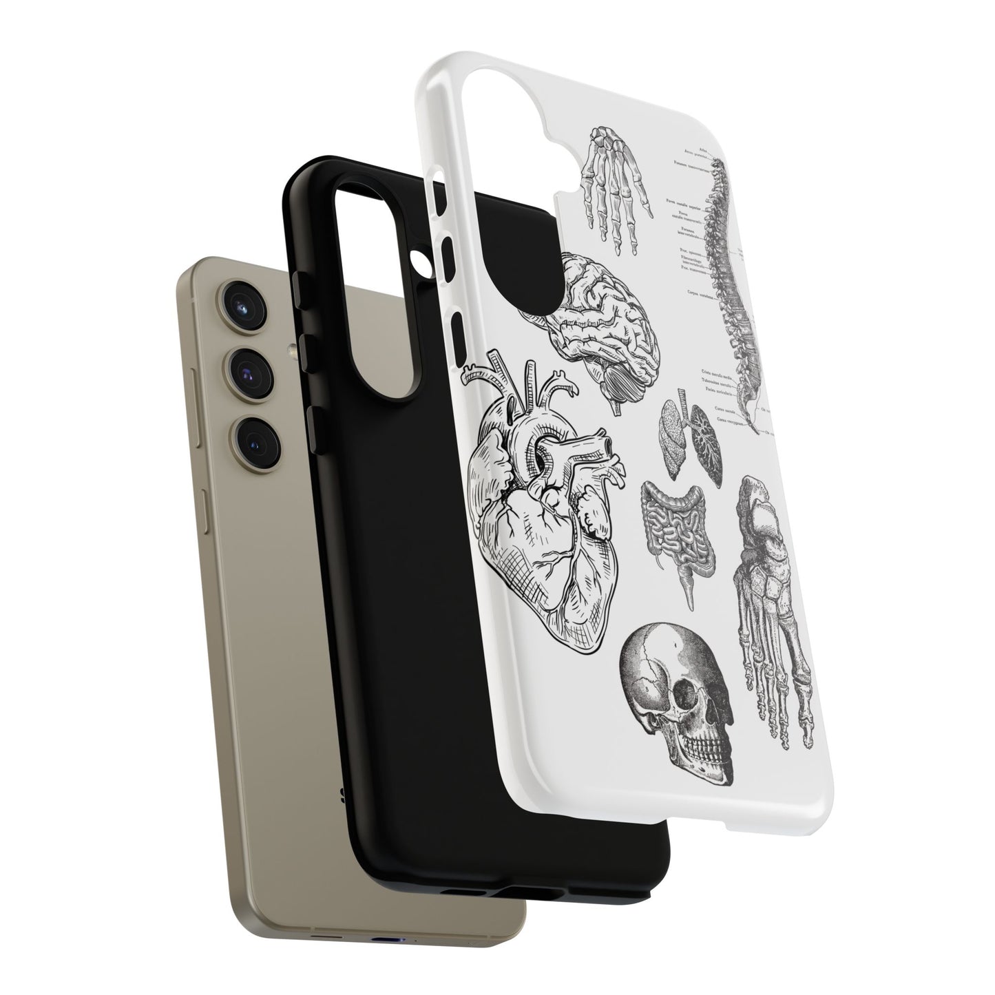 Anatomical Phone Case - Vintage Medical Illustration Case - Science Gift - Custom Medical Phone Cover - Custom Phone Cover - Medical Student