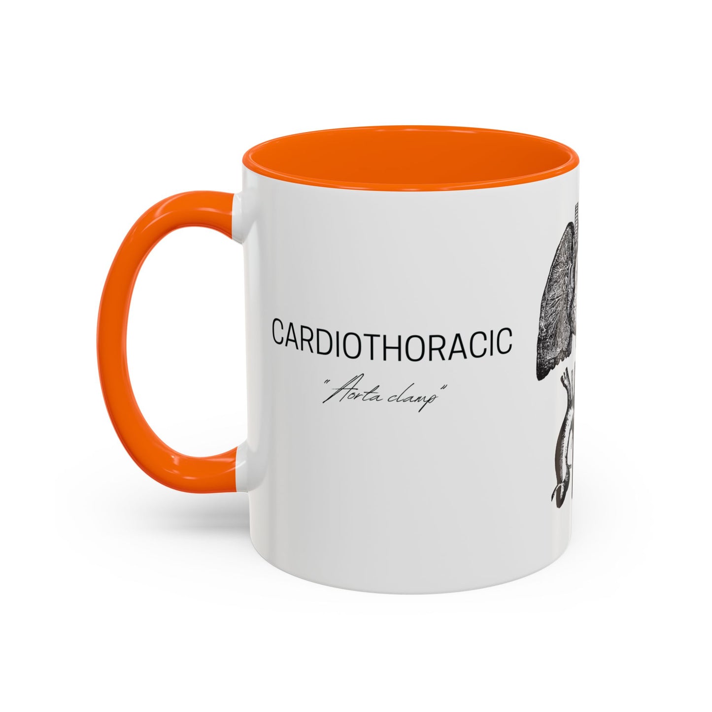 Cardiothoracic Surgery Mug, Heart and Lung Anatomy Cup, Surgeon Gift, Medical Anatomy Mug, Doctor Appreciation, Healthcare Worker Gift