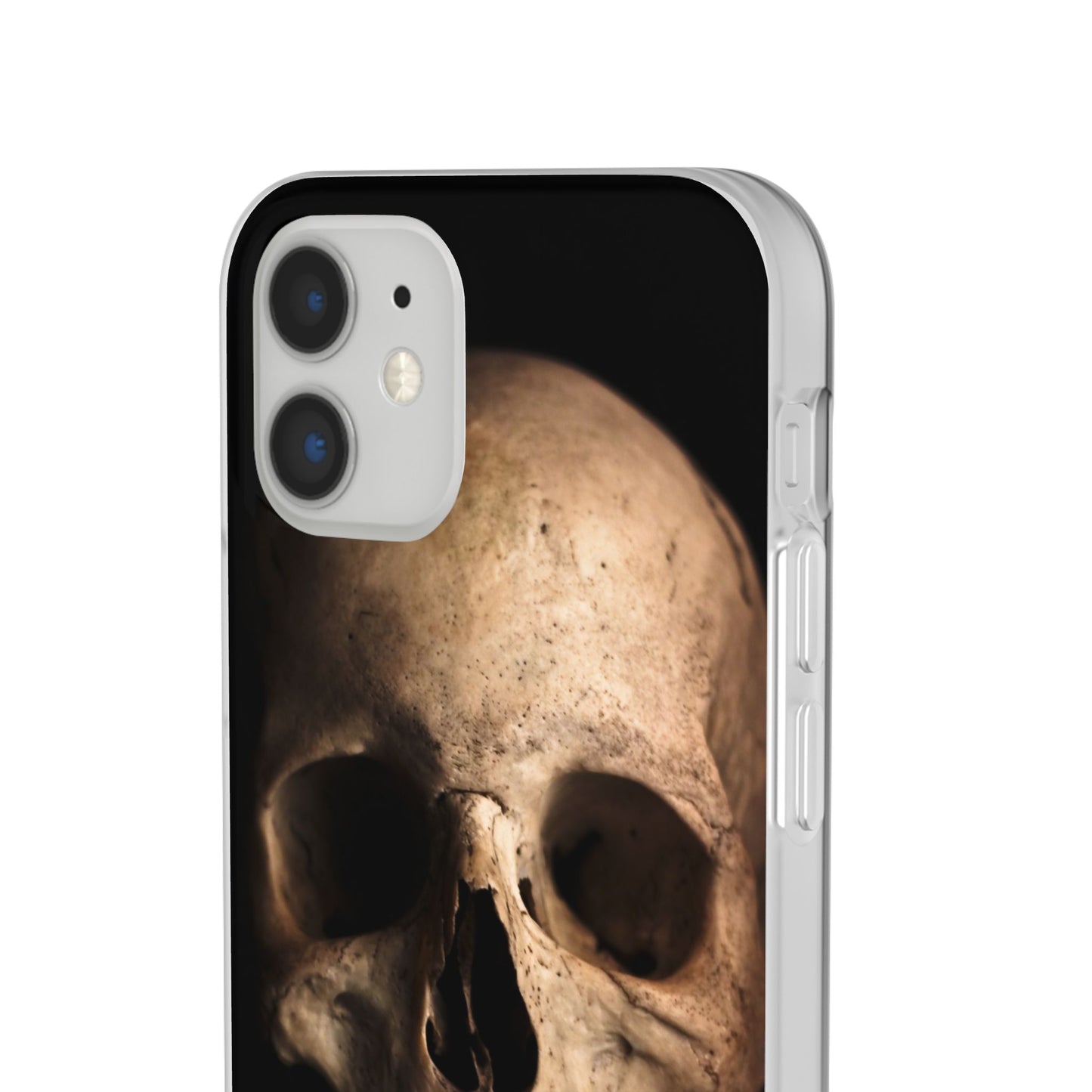 Silicone Phone Case - Realistic Human Skull Design