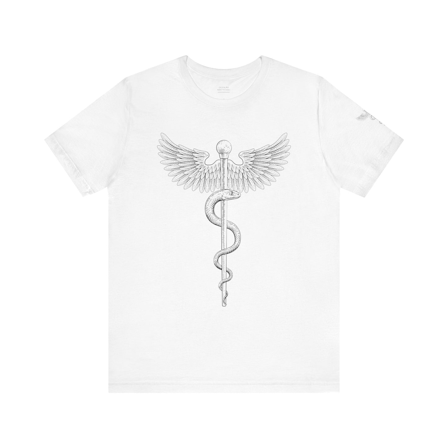 Caduceus Symbol Shirt, Minimalist Medical Tee for Doctors and Nurses, Healthcare Uniform Top, Med Student Gift Idea, RN Apparel
