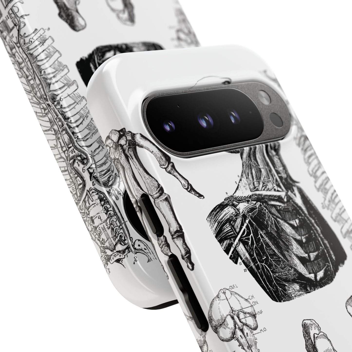 Vintage Anatomy Phone Case - Medical Illustration Design - Custom iPhone, Samsung & Pixel Cover - Science Gift - Doctor Aesthetic - Anatomy