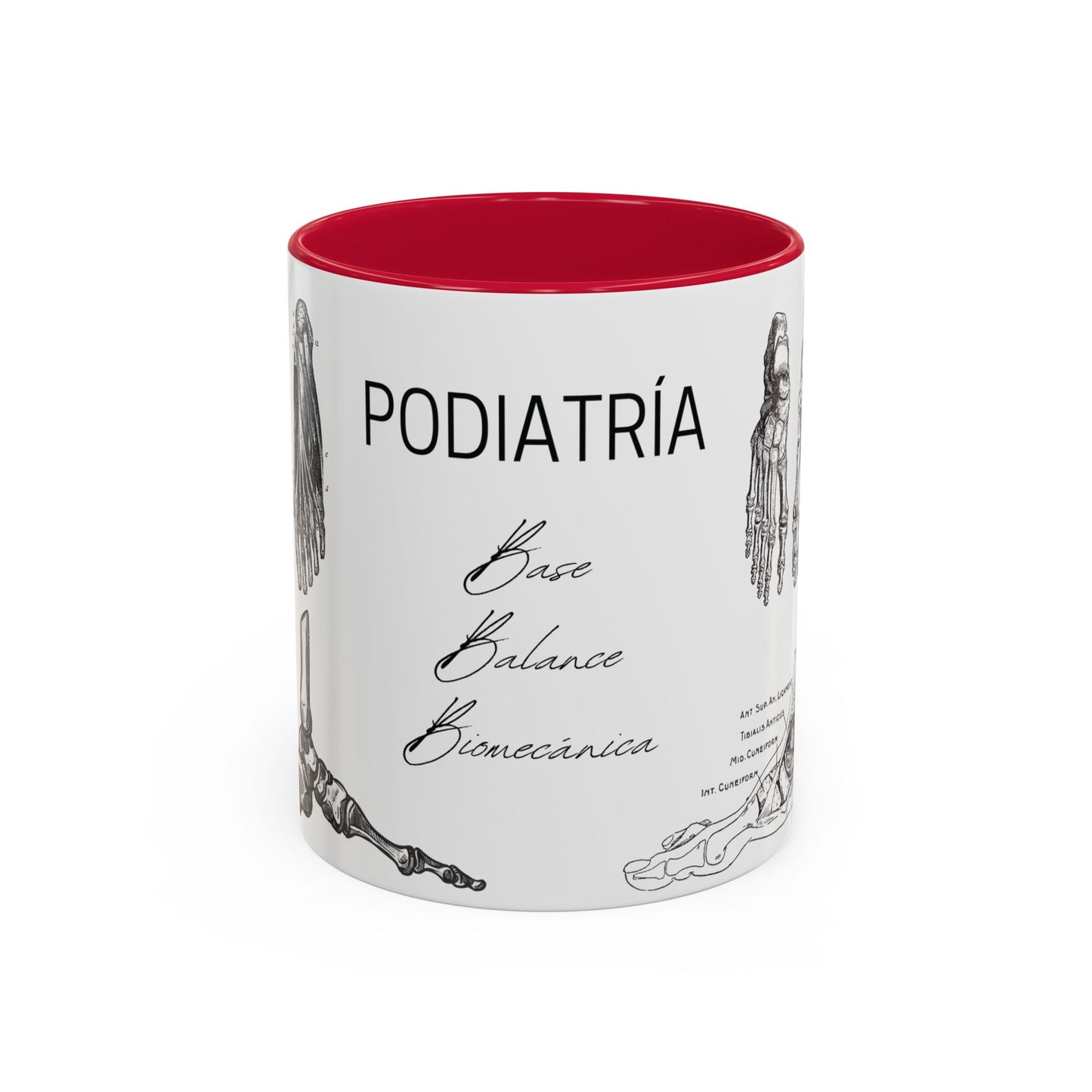 Taza Podología Pie Anatómico, Regalo Podólogo, Taza Anatomía Médica, Taza Doctor, Taza Estudiante Medicina, Personal Sanitario
