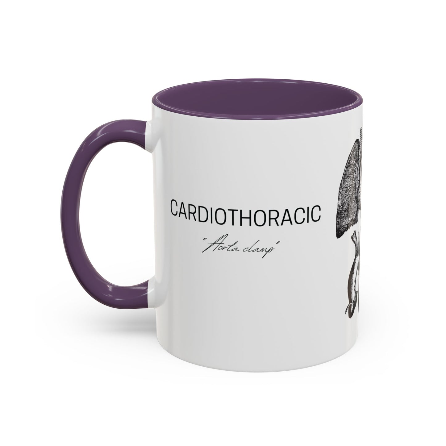 Cardiothoracic Surgery Mug, Heart and Lung Anatomy Cup, Surgeon Gift, Medical Anatomy Mug, Doctor Appreciation, Healthcare Worker Gift