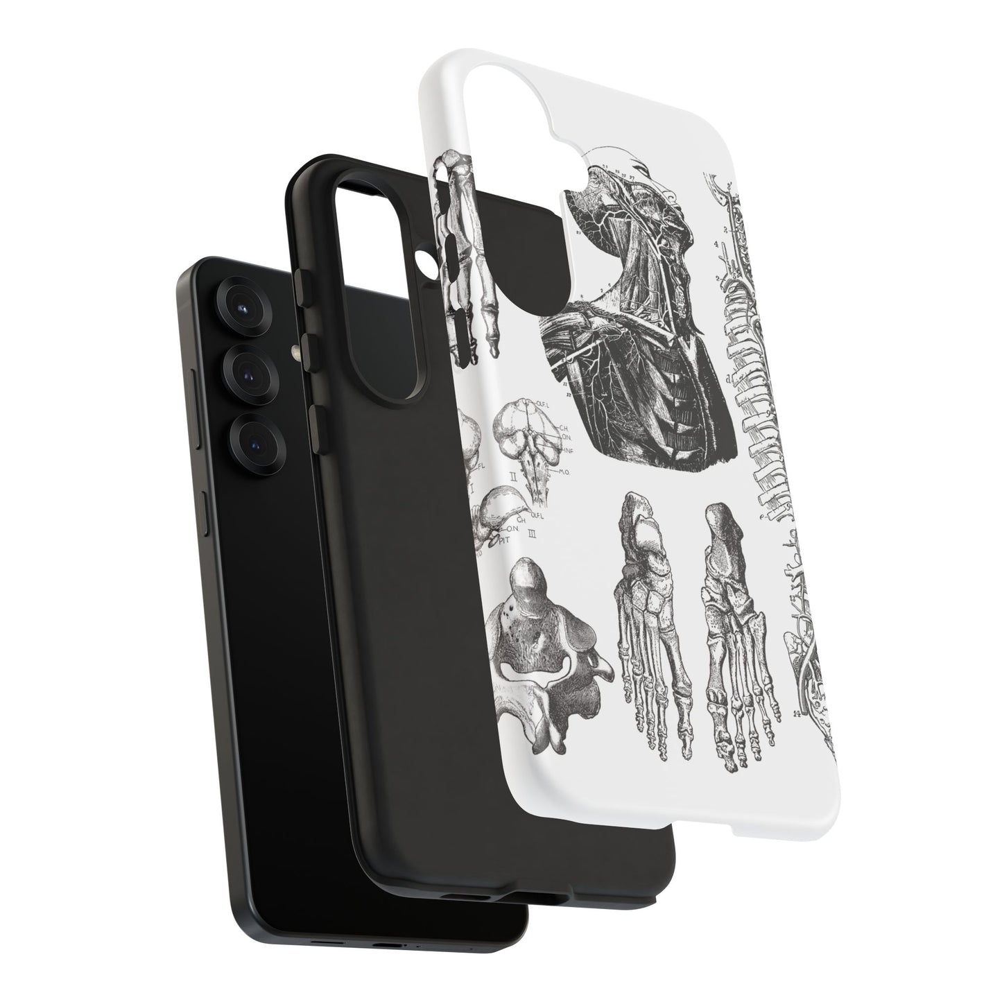 Vintage Anatomy Phone Case - Medical Illustration Design - Custom iPhone, Samsung & Pixel Cover - Science Gift - Doctor Aesthetic - Anatomy