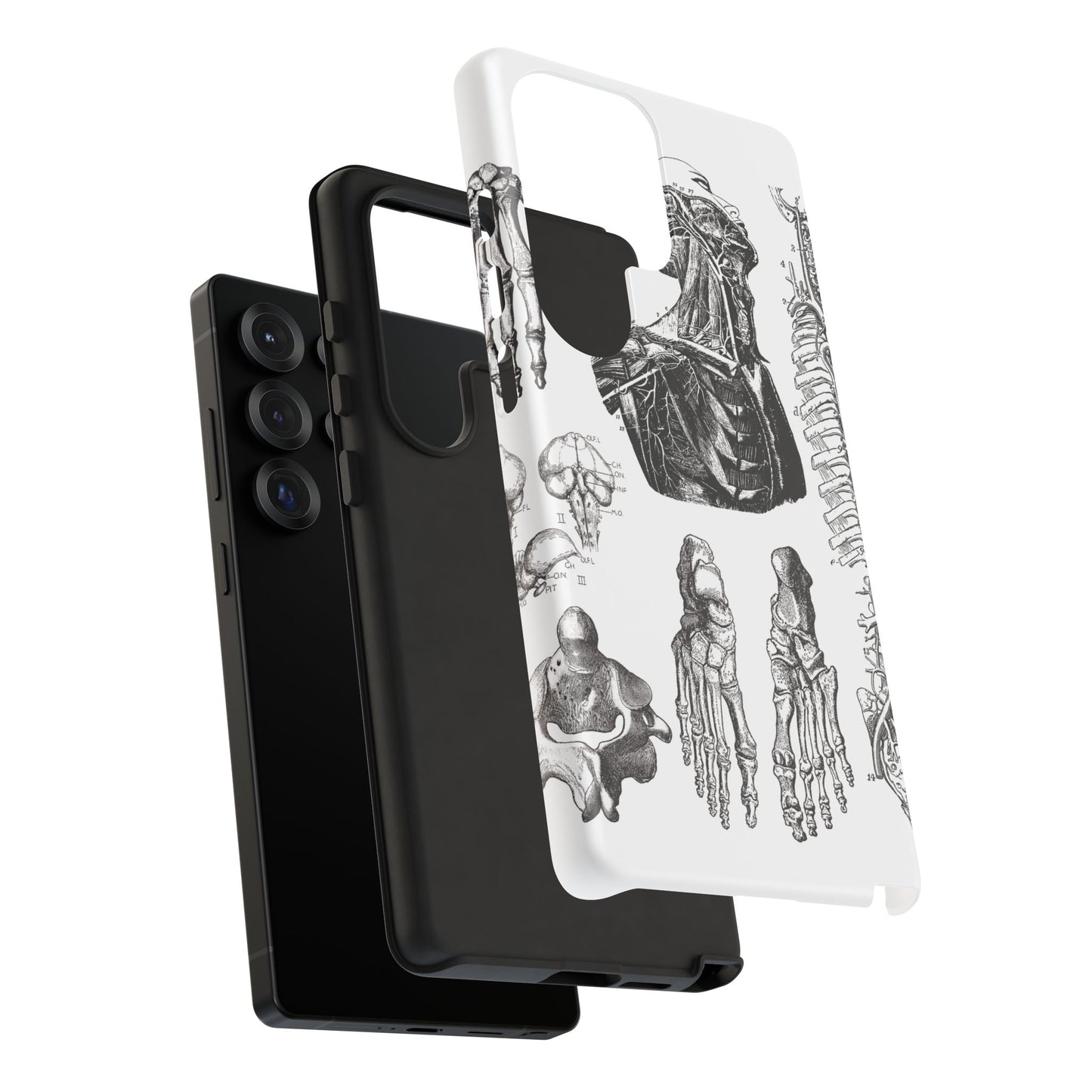 Vintage Anatomy Phone Case - Medical Illustration Design - Custom iPhone, Samsung & Pixel Cover - Science Gift - Doctor Aesthetic - Anatomy