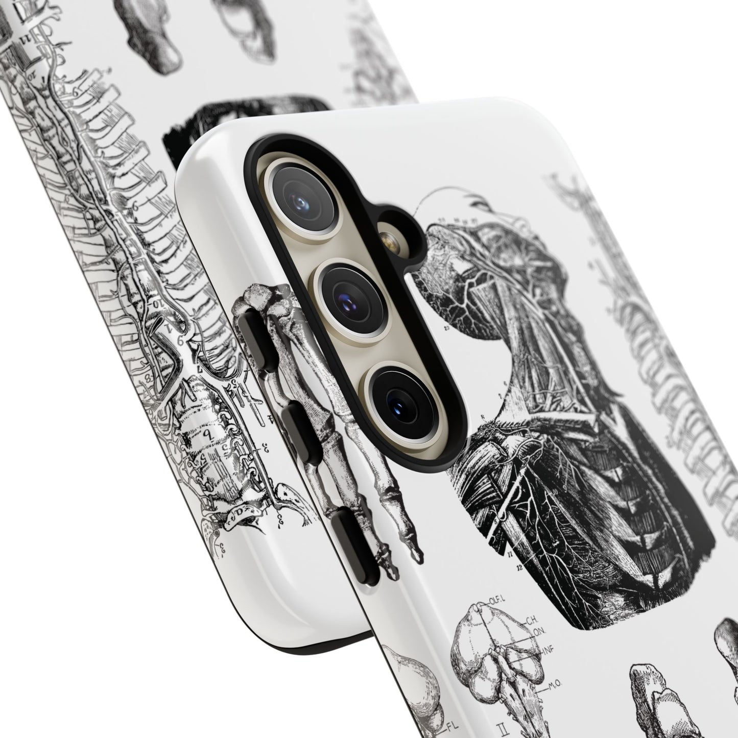 Vintage Anatomy Phone Case - Medical Illustration Design - Custom iPhone, Samsung & Pixel Cover - Science Gift - Doctor Aesthetic - Anatomy
