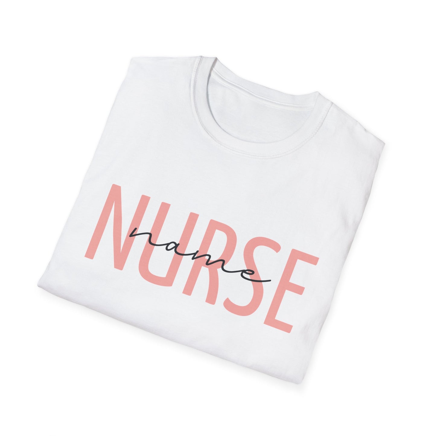Personalized Nurse T-Shirt, Comfortable Nurse Gift, Medical Shirt, Healthcare Worker Apparel, Unique Gift for Nurses, Nurse Appreciation Day