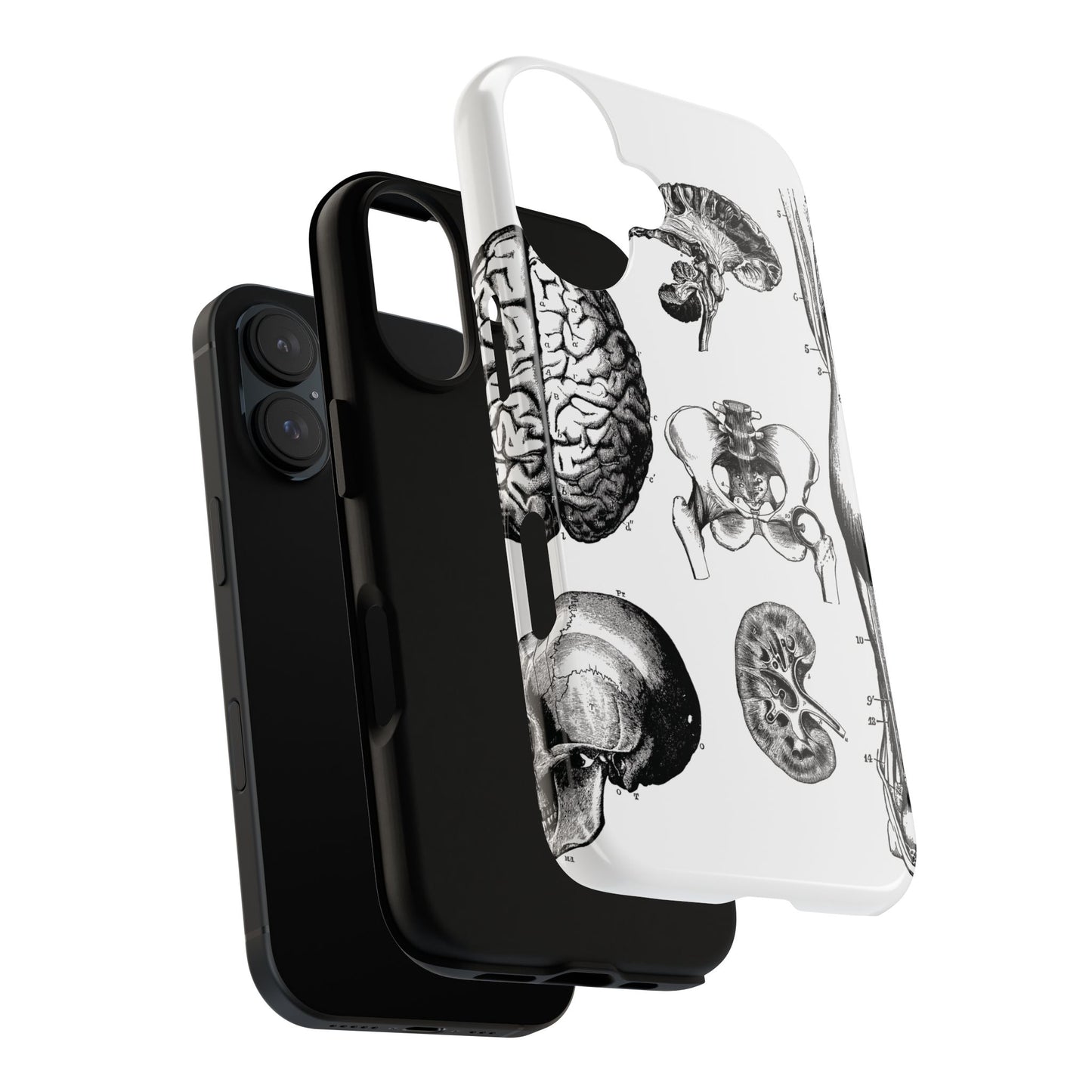 Vintage Anatomy Phone Case - Medical Sketch Design - Custom iPhone, Samsung & Pixel Cover - Science Gift - Doctor Aesthetic - Anatomy case