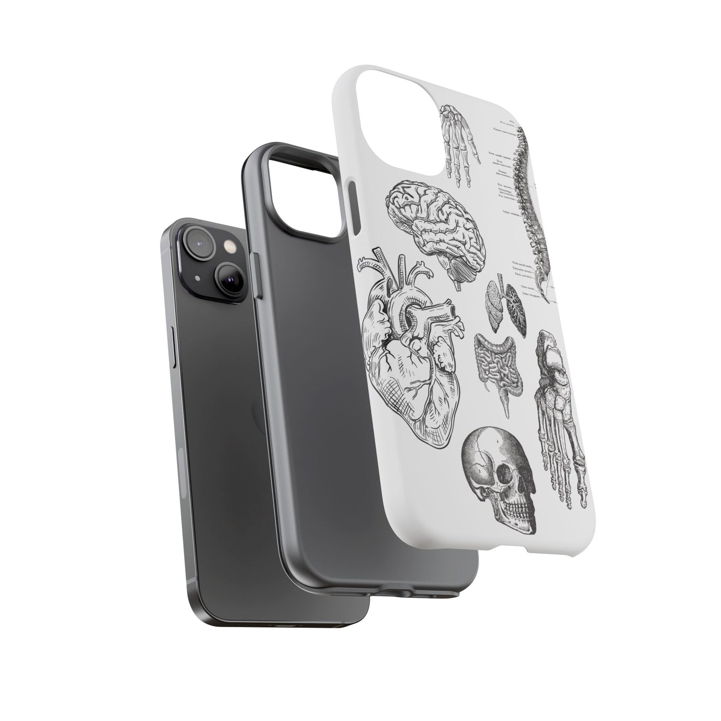 Anatomical Phone Case - Vintage Medical Illustration Case - Science Gift - Custom Medical Phone Cover - Custom Phone Cover - Medical Student