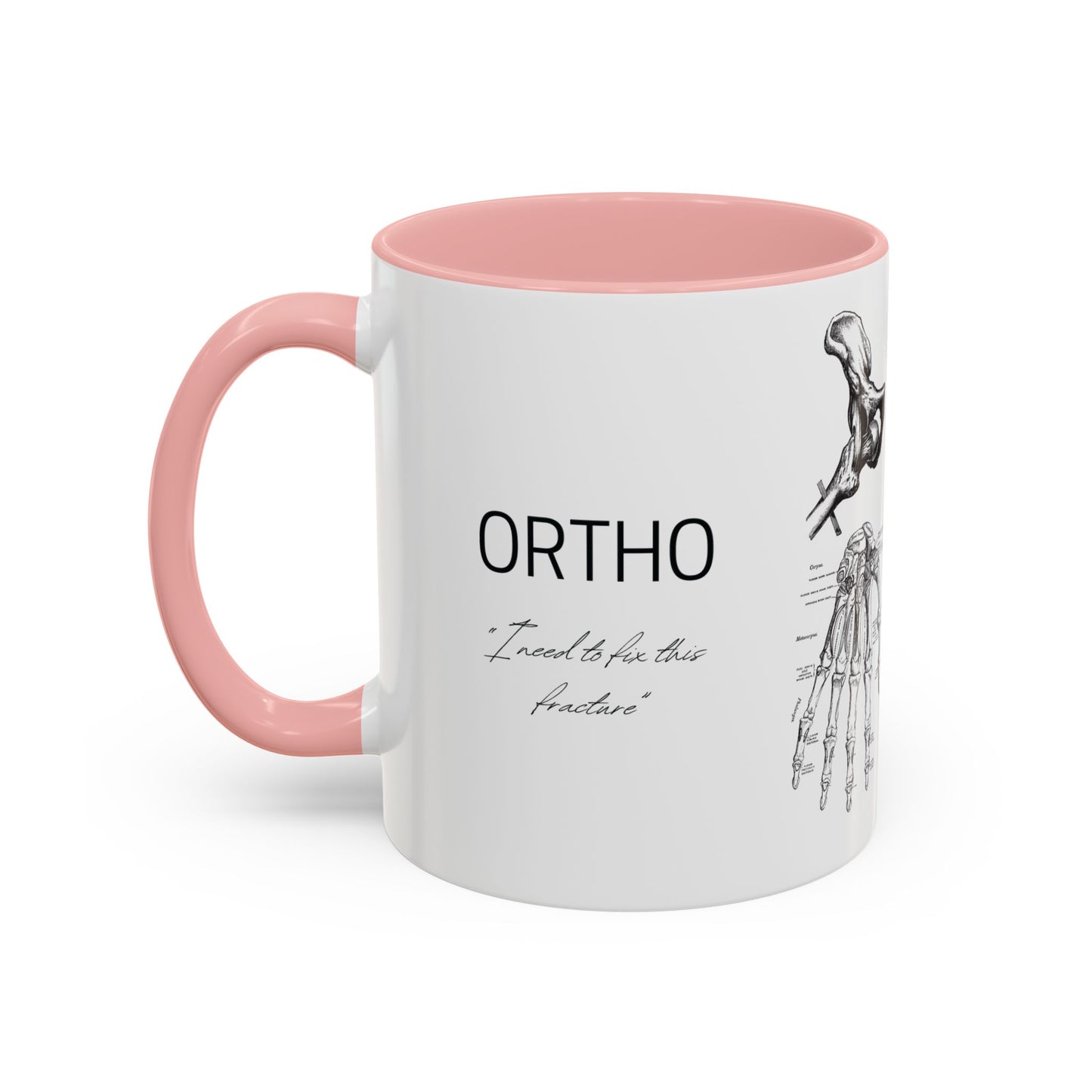 Orthopedic Surgery Mug, Bone Anatomy Coffee Cup, Orthopedist Gift Idea, Medical Anatomy Mug, Doctor Appreciation, Healthcare Worker Gift