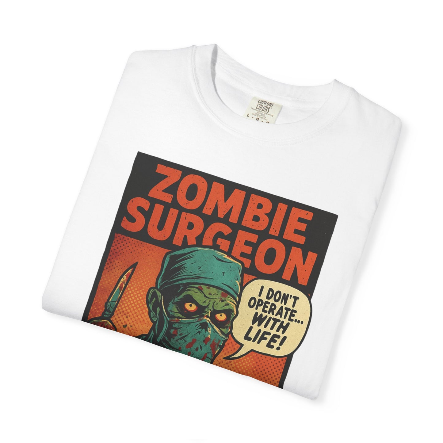 Zombie Surgeon Shirt, Creepy Doctor Tee, Horror Nurse Top, Spooky Med School Gift, Scrub Life Funny Shirt, Halloween Hospital Costume, er halloween tee