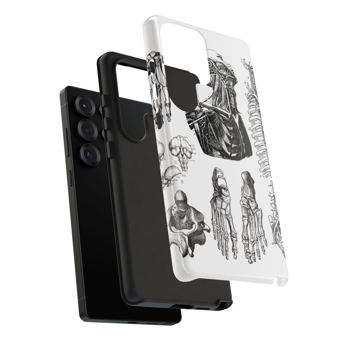 Vintage Anatomy Phone Case - Medical Illustration Design - Custom iPhone, Samsung & Pixel Cover - Science Gift - Doctor Aesthetic - Anatomy