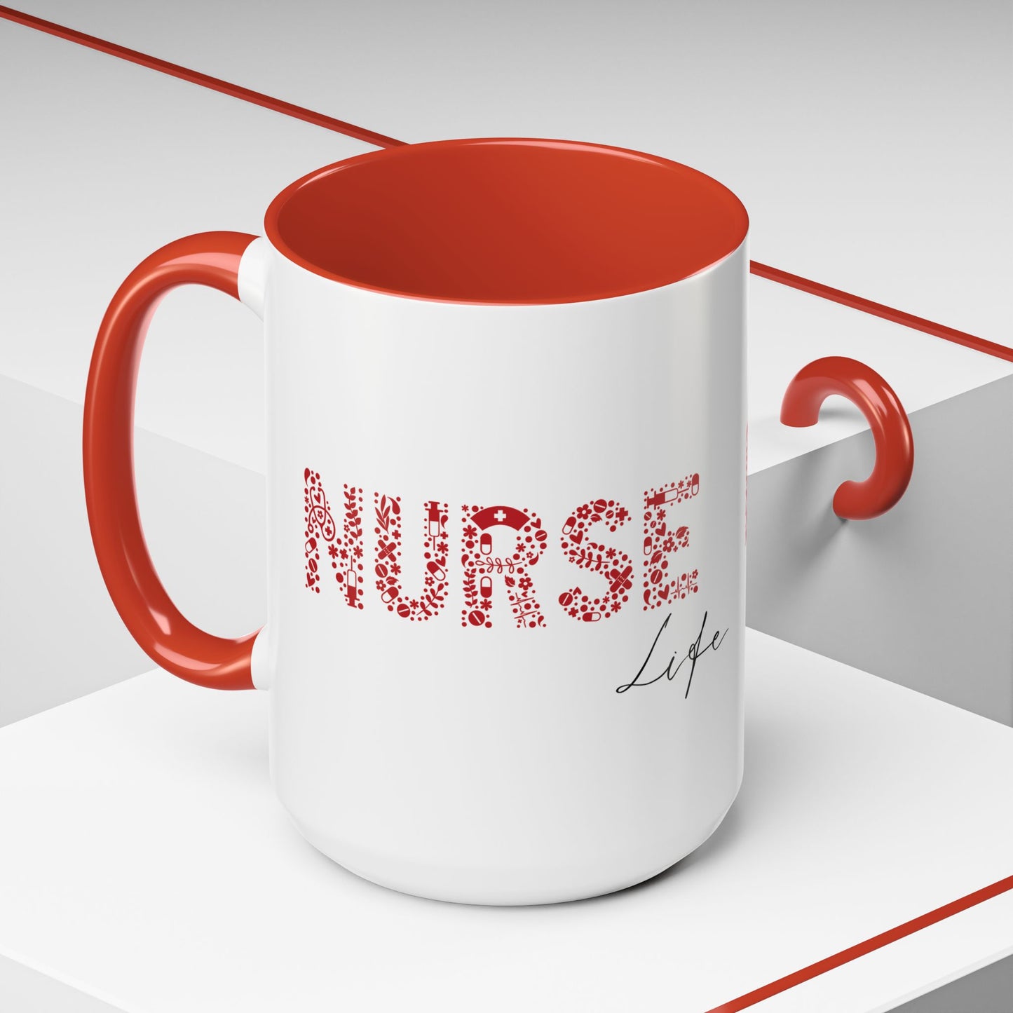 Nurse Life Mug, Nurse Gift for Women, RN Coffee Mug, Cute Nurse Appreciation Cup, Healthcare Worker Mug, Medical Staff Gift Idea