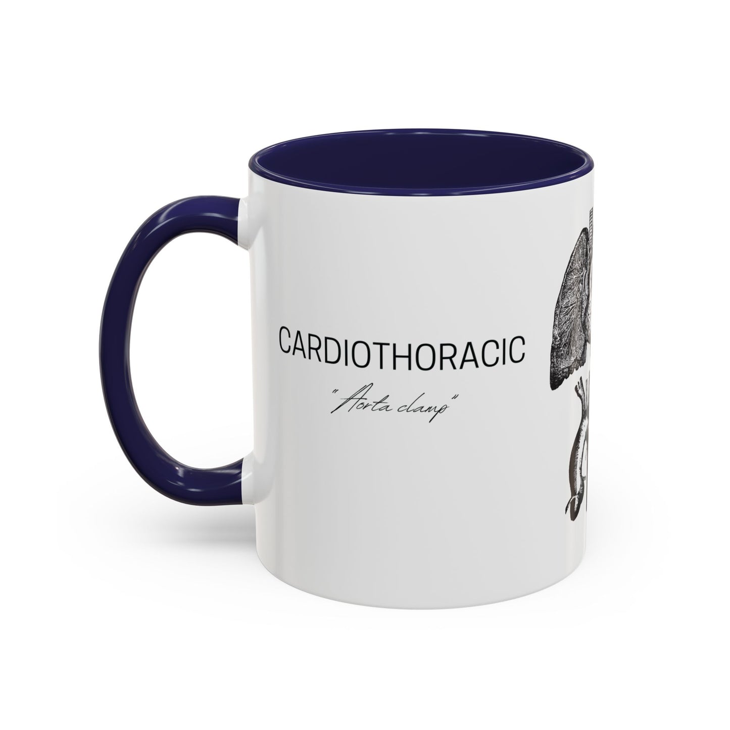 Cardiothoracic Surgery Mug, Heart and Lung Anatomy Cup, Surgeon Gift, Medical Anatomy Mug, Doctor Appreciation, Healthcare Worker Gift
