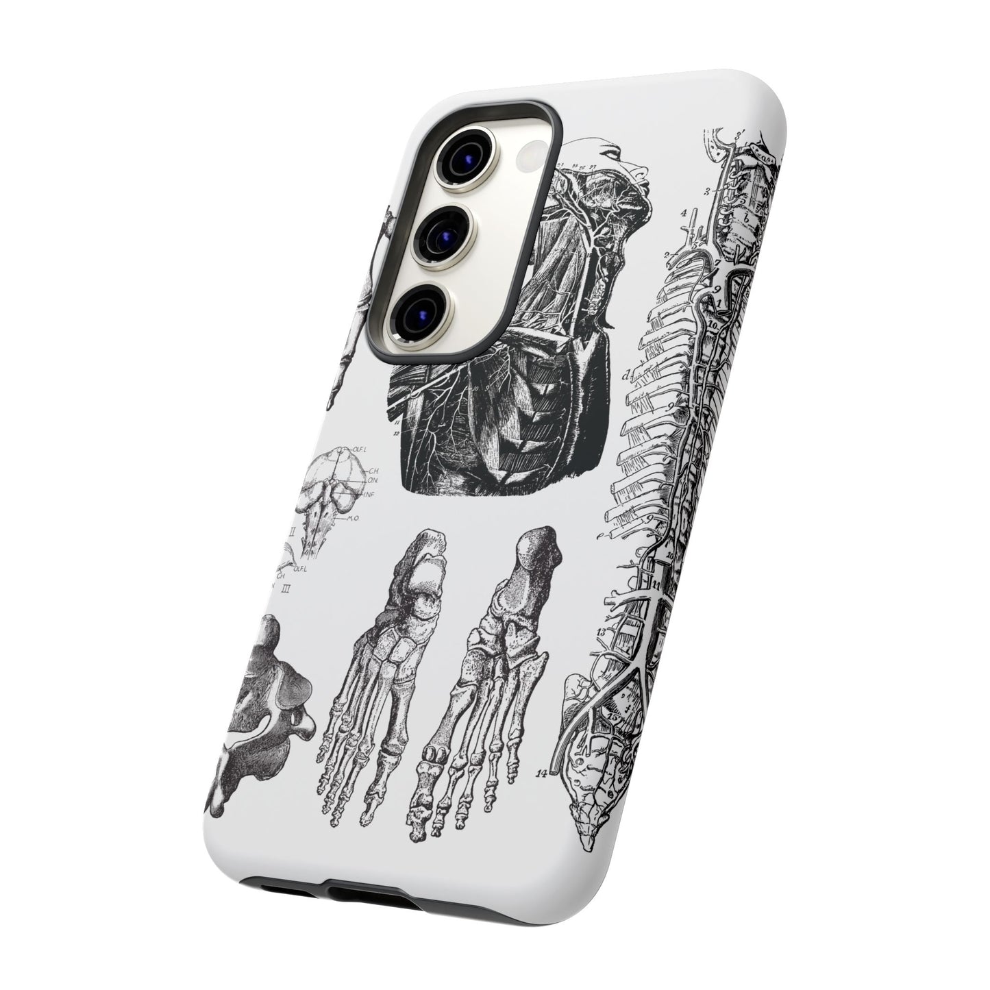 Vintage Anatomy Phone Case - Medical Illustration Design - Custom iPhone, Samsung & Pixel Cover - Science Gift - Doctor Aesthetic - Anatomy