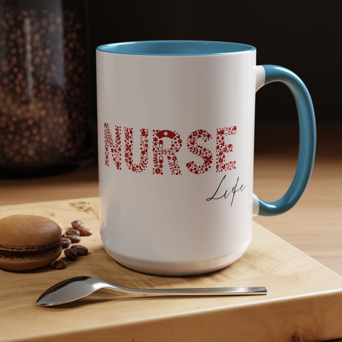 Nurse Life Mug, Nurse Gift for Women, RN Coffee Mug, Cute Nurse Appreciation Cup, Healthcare Worker Mug, Medical Staff Gift Idea