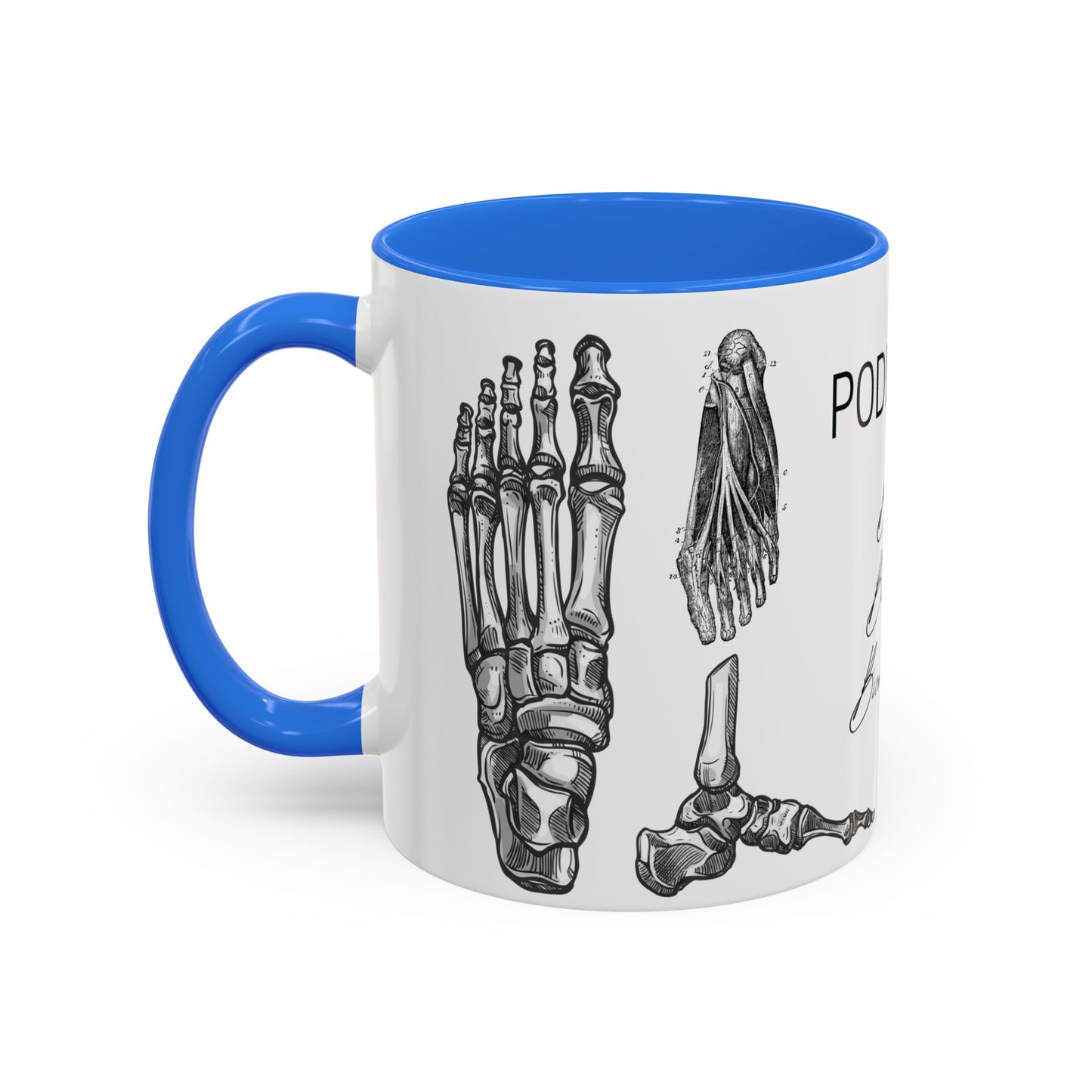 Taza Podología Pie Anatómico, Regalo Podólogo, Taza Anatomía Médica, Taza Doctor, Taza Estudiante Medicina, Personal Sanitario