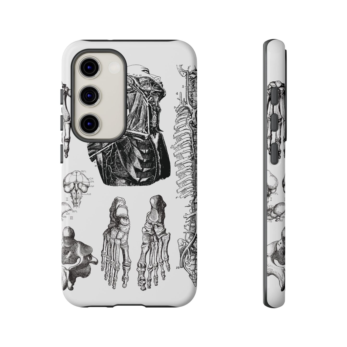 Vintage Anatomy Phone Case - Medical Illustration Design - Custom iPhone, Samsung & Pixel Cover - Science Gift - Doctor Aesthetic - Anatomy