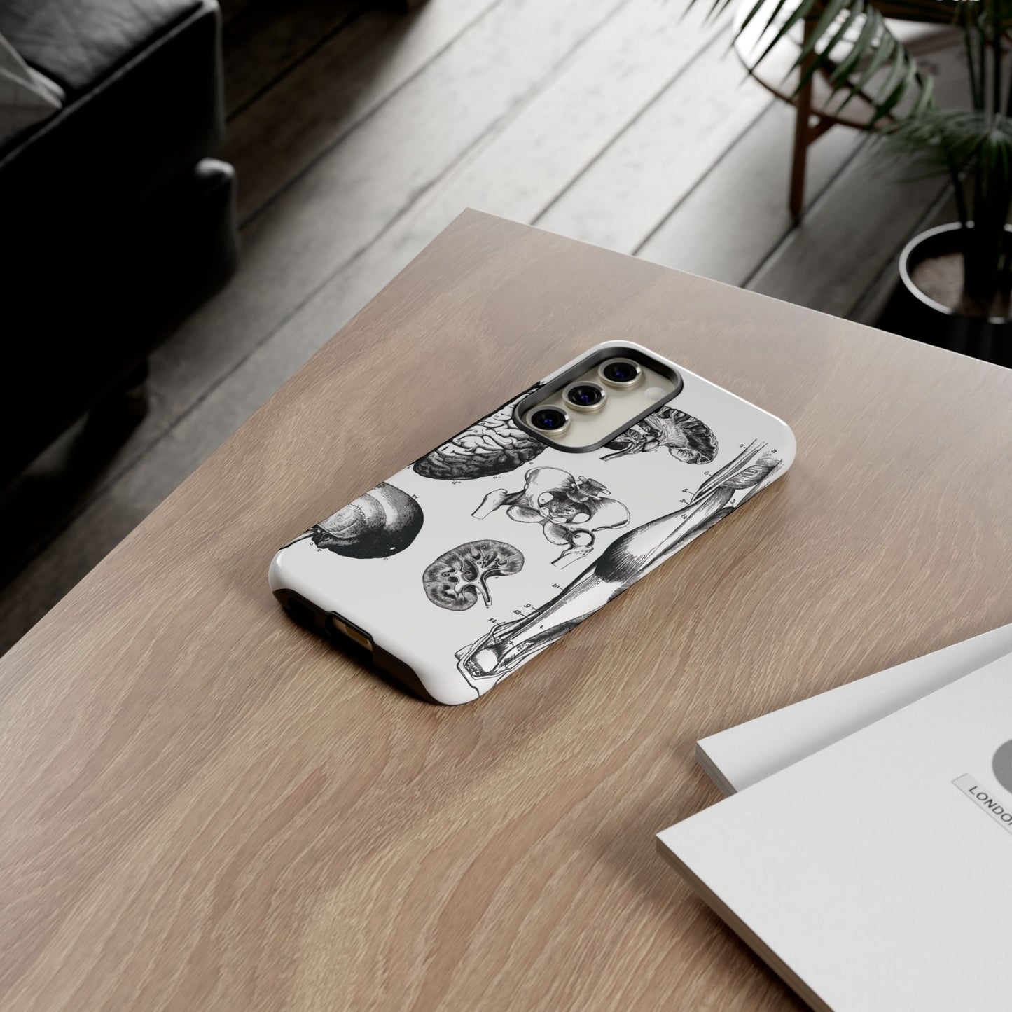 Vintage Anatomy Phone Case - Medical Sketch Design - Custom iPhone, Samsung & Pixel Cover - Science Gift - Doctor Aesthetic - Anatomy case