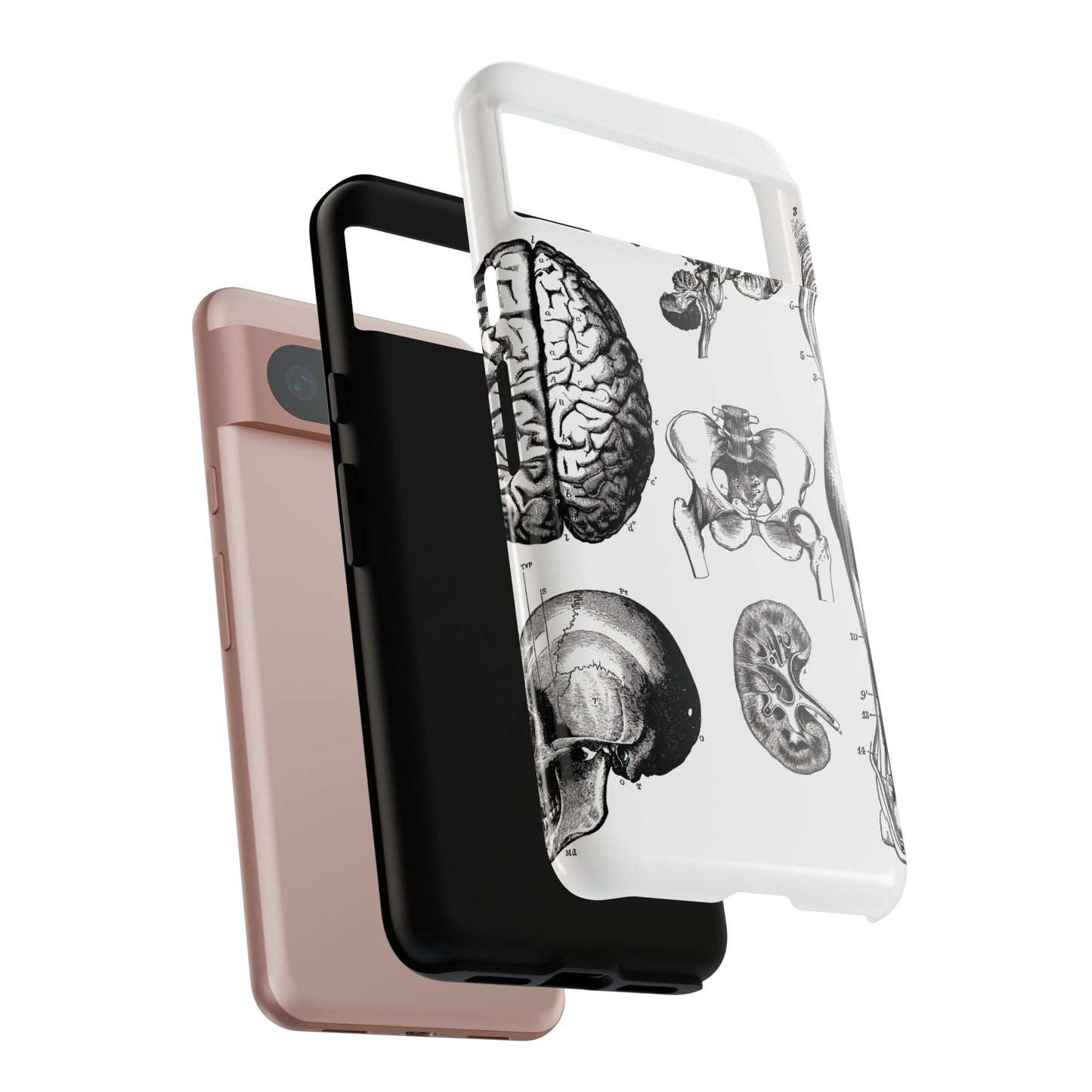 Vintage Anatomy Phone Case - Medical Sketch Design - Custom iPhone, Samsung & Pixel Cover - Science Gift - Doctor Aesthetic - Anatomy case