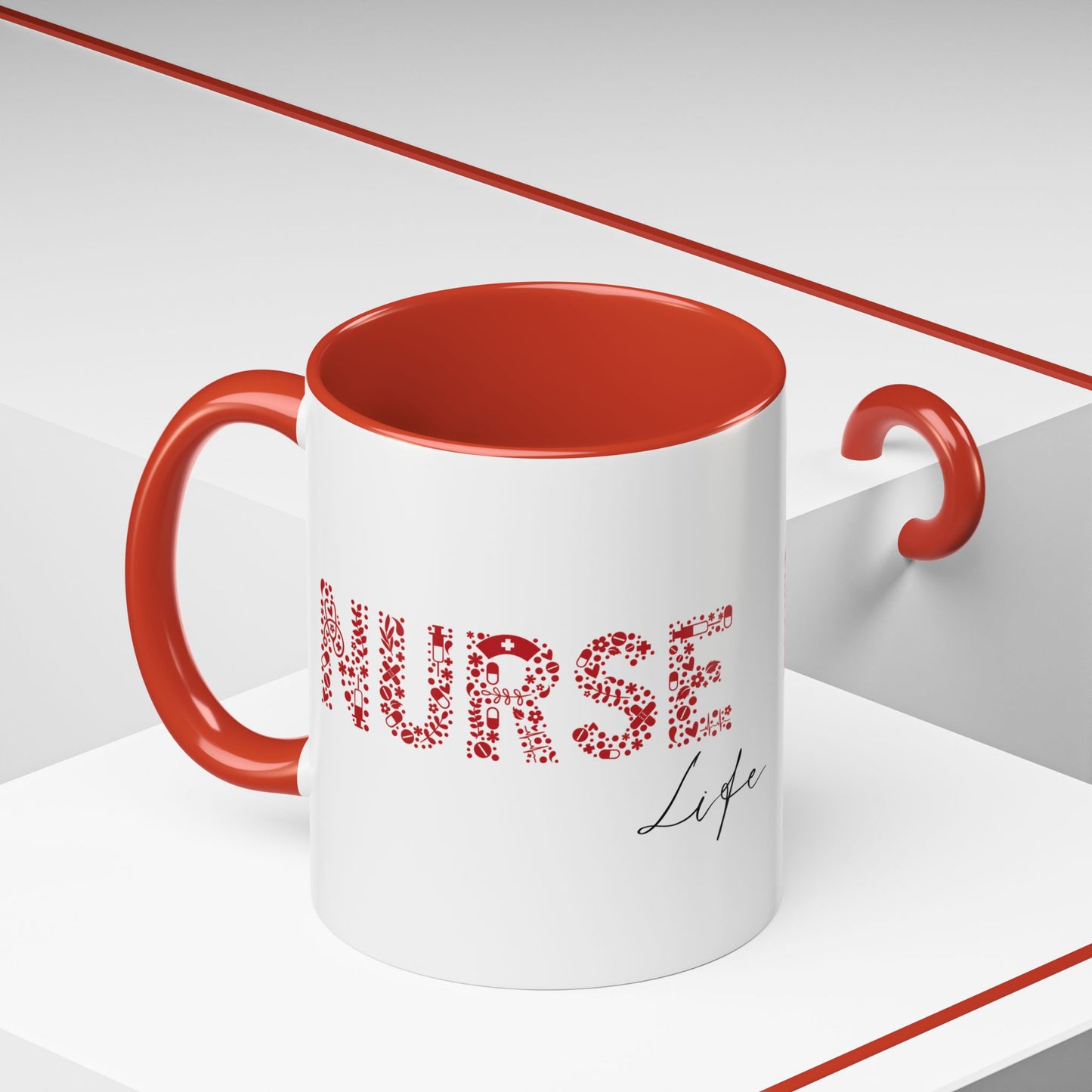 Nurse Life Mug, Nurse Gift for Women, RN Coffee Mug, Cute Nurse Appreciation Cup, Healthcare Worker Mug, Medical Staff Gift Idea