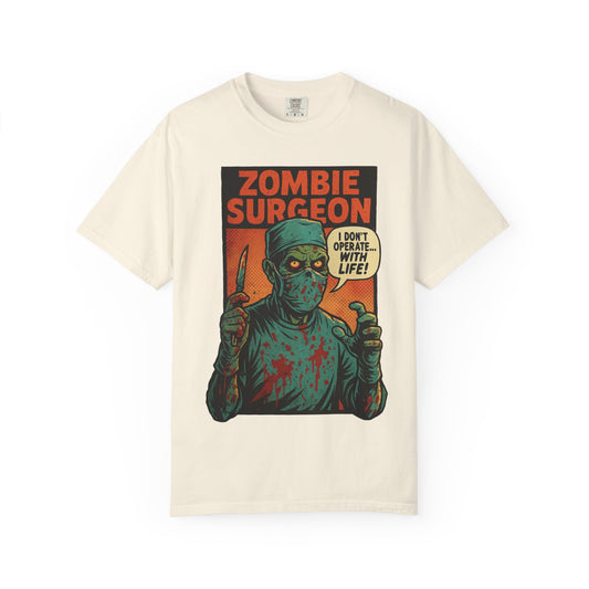 Zombie Surgeon Shirt, Creepy Doctor Tee, Horror Nurse Top, Spooky Med School Gift, Scrub Life Funny Shirt, Halloween Hospital Costume, er halloween tee