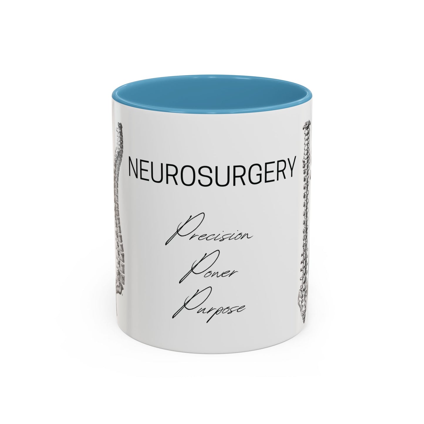 Neuro-Spine Mug, Anatomical Spine Illustration Cup, Neurosurgeon Gift Idea, Spine Surgery Mug, Doctor Appreciation, Medical Worker Gift