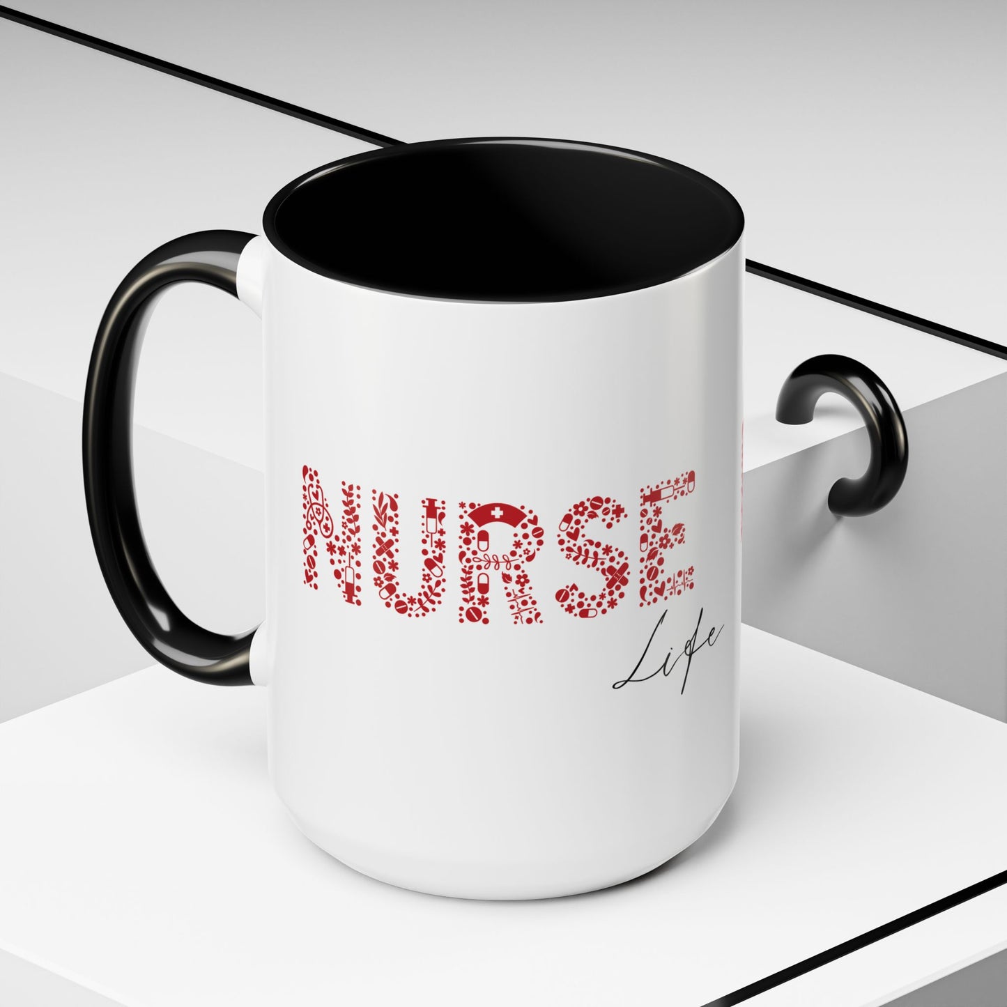 Nurse Life Mug, Nurse Gift for Women, RN Coffee Mug, Cute Nurse Appreciation Cup, Healthcare Worker Mug, Medical Staff Gift Idea