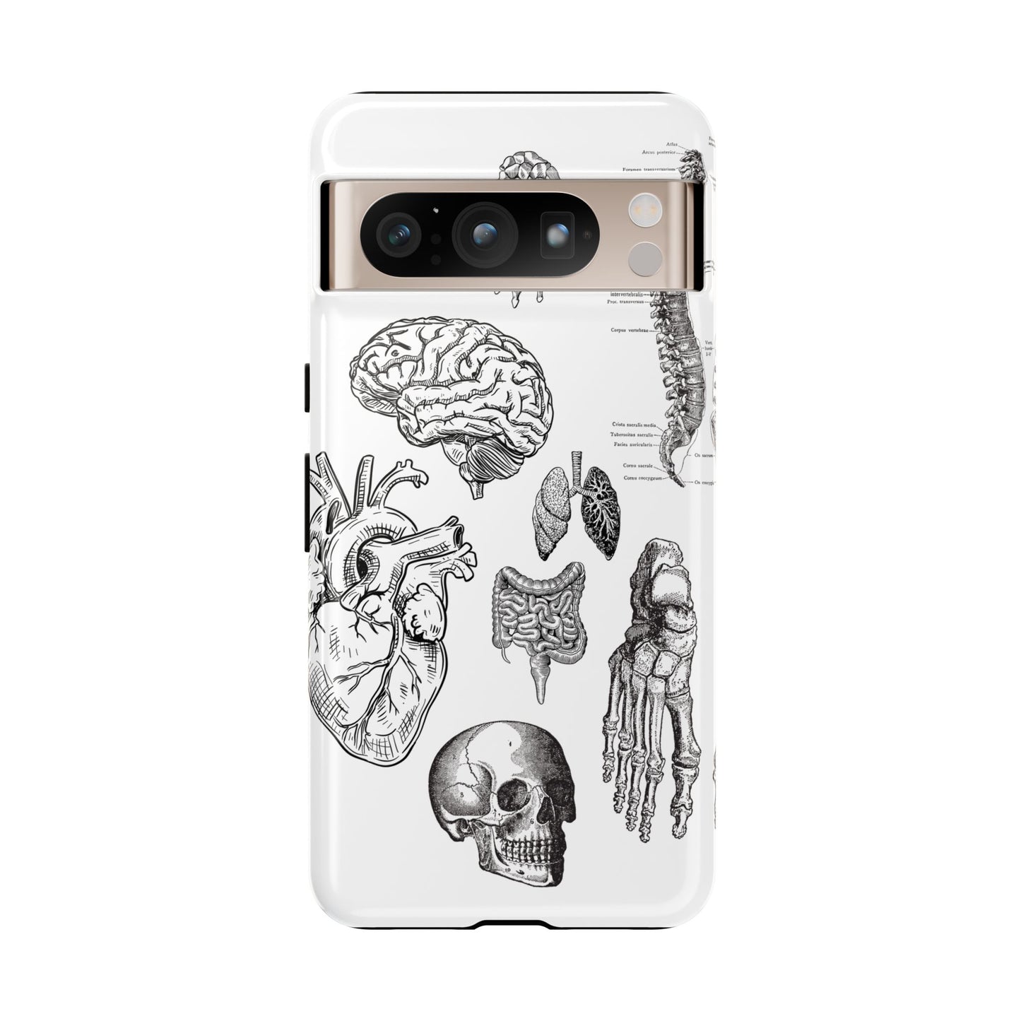 Anatomical Phone Case - Vintage Medical Illustration Case - Science Gift - Custom Medical Phone Cover - Custom Phone Cover - Medical Student
