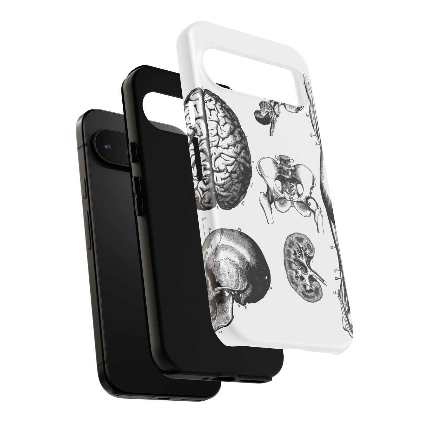 Vintage Anatomy Phone Case - Medical Sketch Design - Custom iPhone, Samsung & Pixel Cover - Science Gift - Doctor Aesthetic - Anatomy case