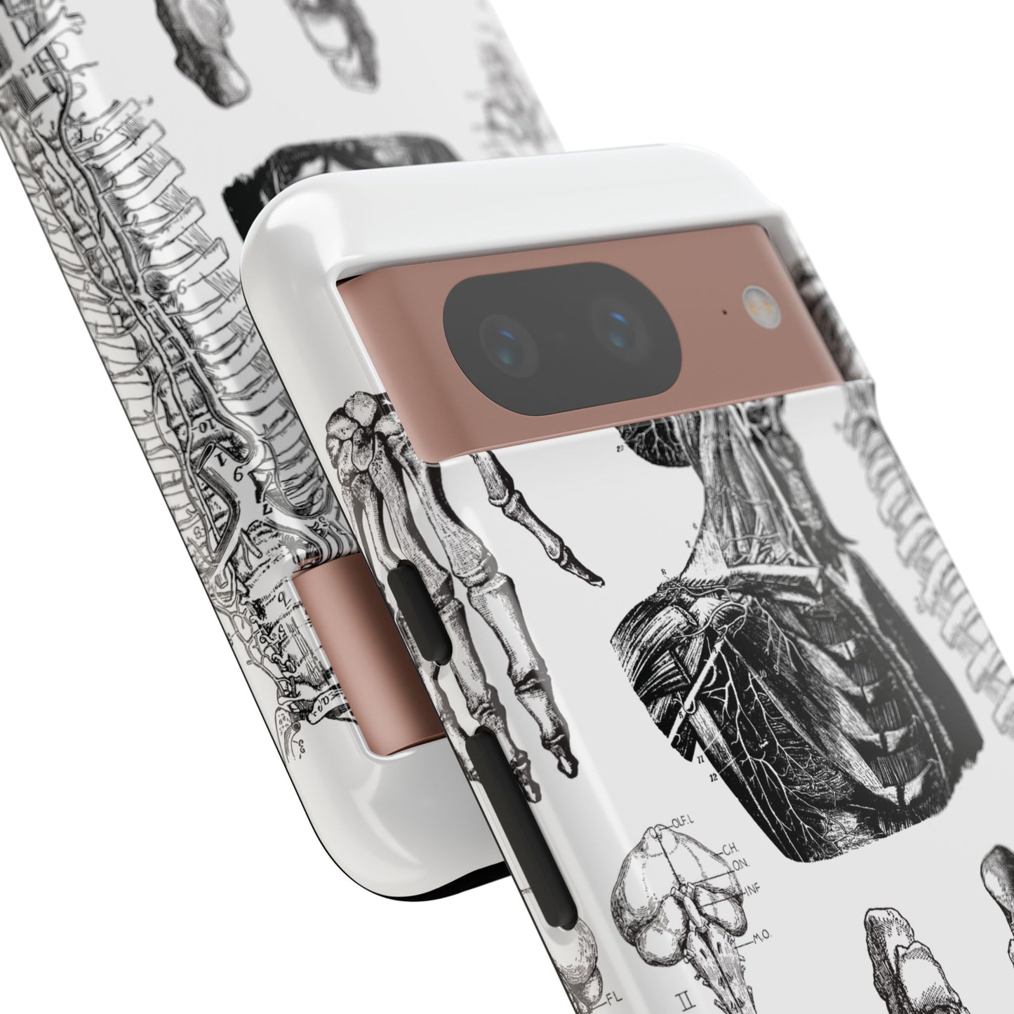 Vintage Anatomy Phone Case - Medical Illustration Design - Custom iPhone, Samsung & Pixel Cover - Science Gift - Doctor Aesthetic - Anatomy