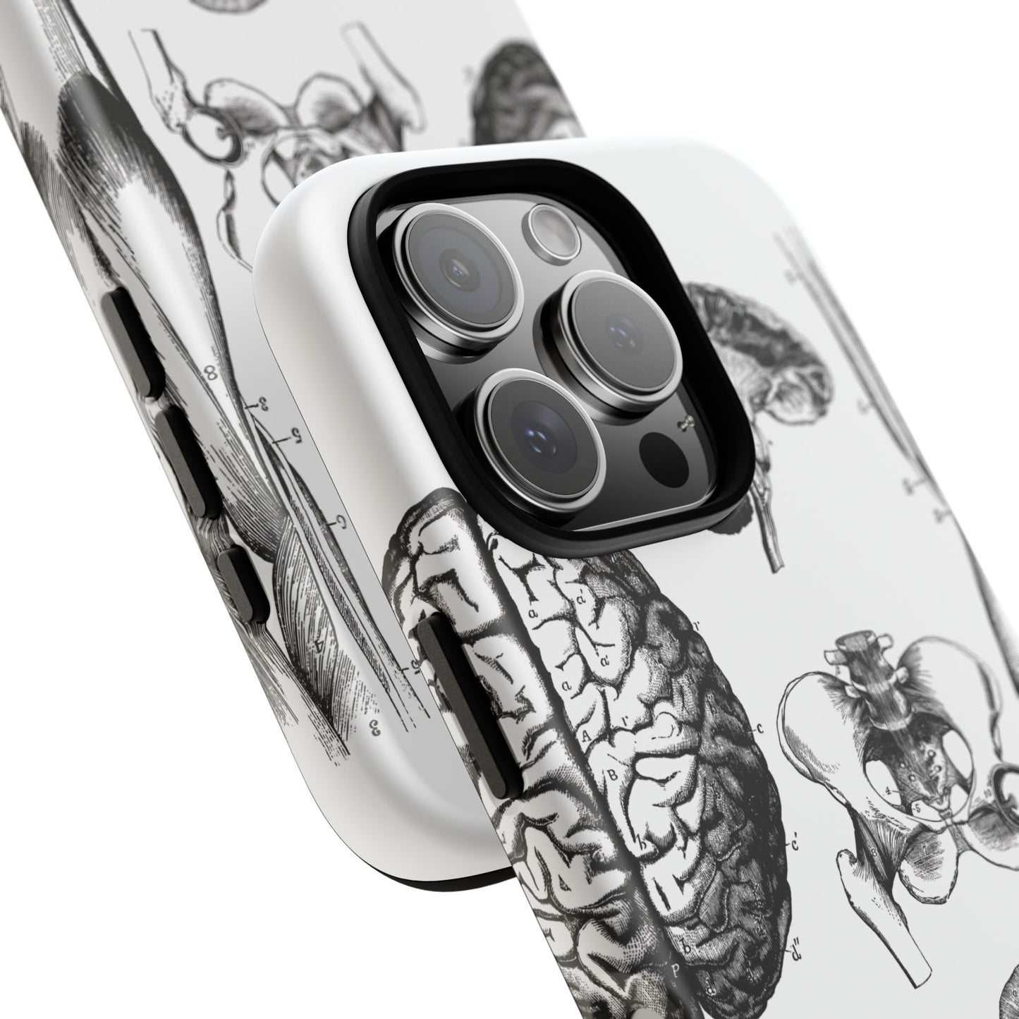 Vintage Anatomy Phone Case - Medical Sketch Design - Custom iPhone, Samsung & Pixel Cover - Science Gift - Doctor Aesthetic - Anatomy case