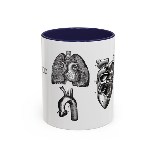 Cardiothoracic Surgery Mug, Heart and Lung Anatomy Cup, Surgeon Gift, Medical Anatomy Mug, Doctor Appreciation, Healthcare Worker Gift