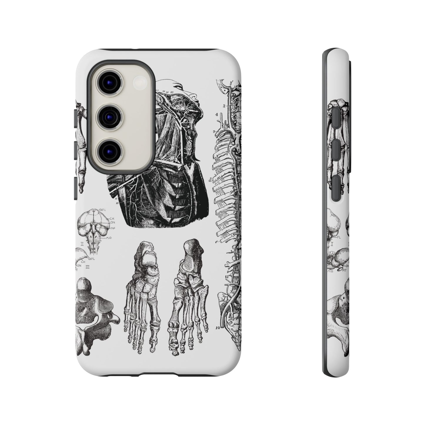 Vintage Anatomy Phone Case - Medical Illustration Design - Custom iPhone, Samsung & Pixel Cover - Science Gift - Doctor Aesthetic - Anatomy