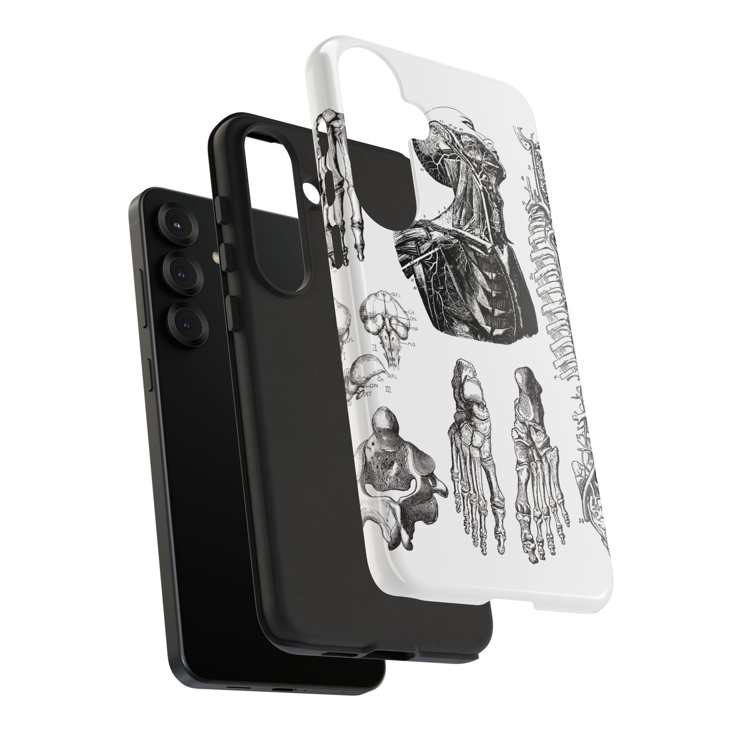 Vintage Anatomy Phone Case - Medical Illustration Design - Custom iPhone, Samsung & Pixel Cover - Science Gift - Doctor Aesthetic - Anatomy