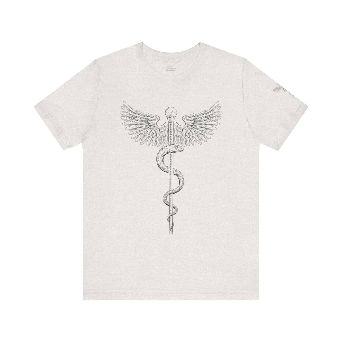 Caduceus Symbol Shirt, Minimalist Medical Tee for Doctors and Nurses, Healthcare Uniform Top, Med Student Gift Idea, RN Apparel