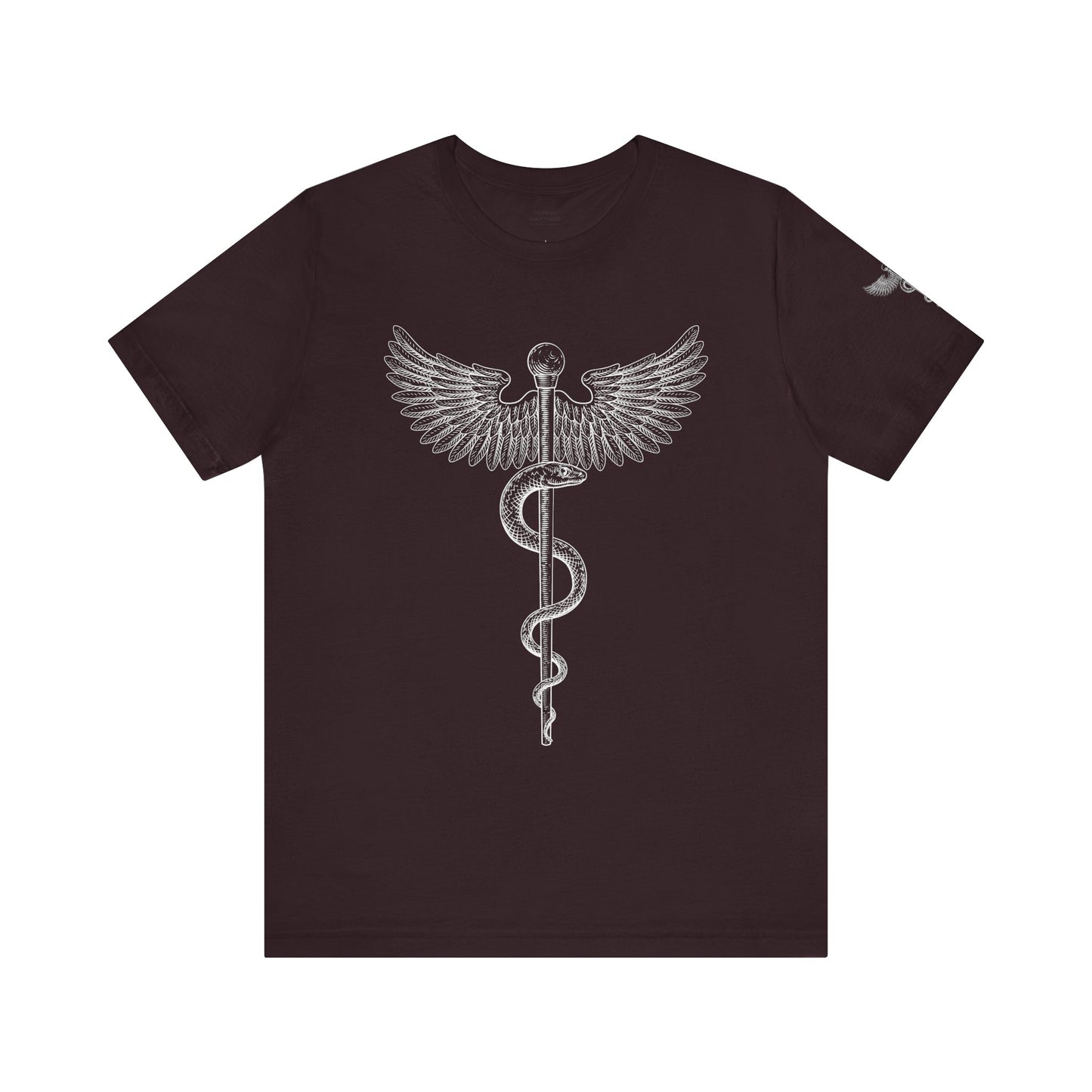 Caduceus Symbol Shirt, Minimalist Medical Tee for Doctors and Nurses, Healthcare Uniform Top, Med Student Gift Idea, RN Apparel