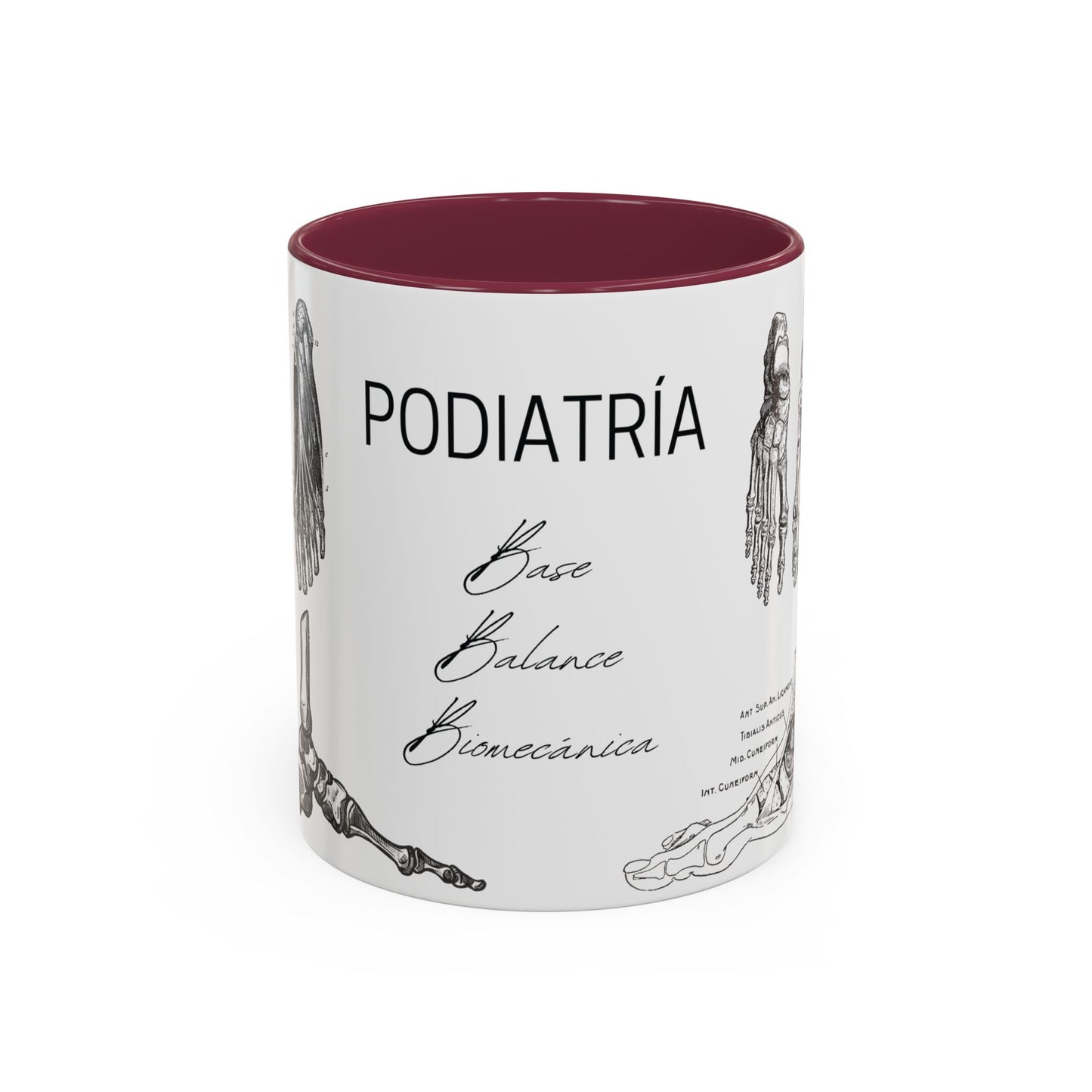 Taza Podología Pie Anatómico, Regalo Podólogo, Taza Anatomía Médica, Taza Doctor, Taza Estudiante Medicina, Personal Sanitario