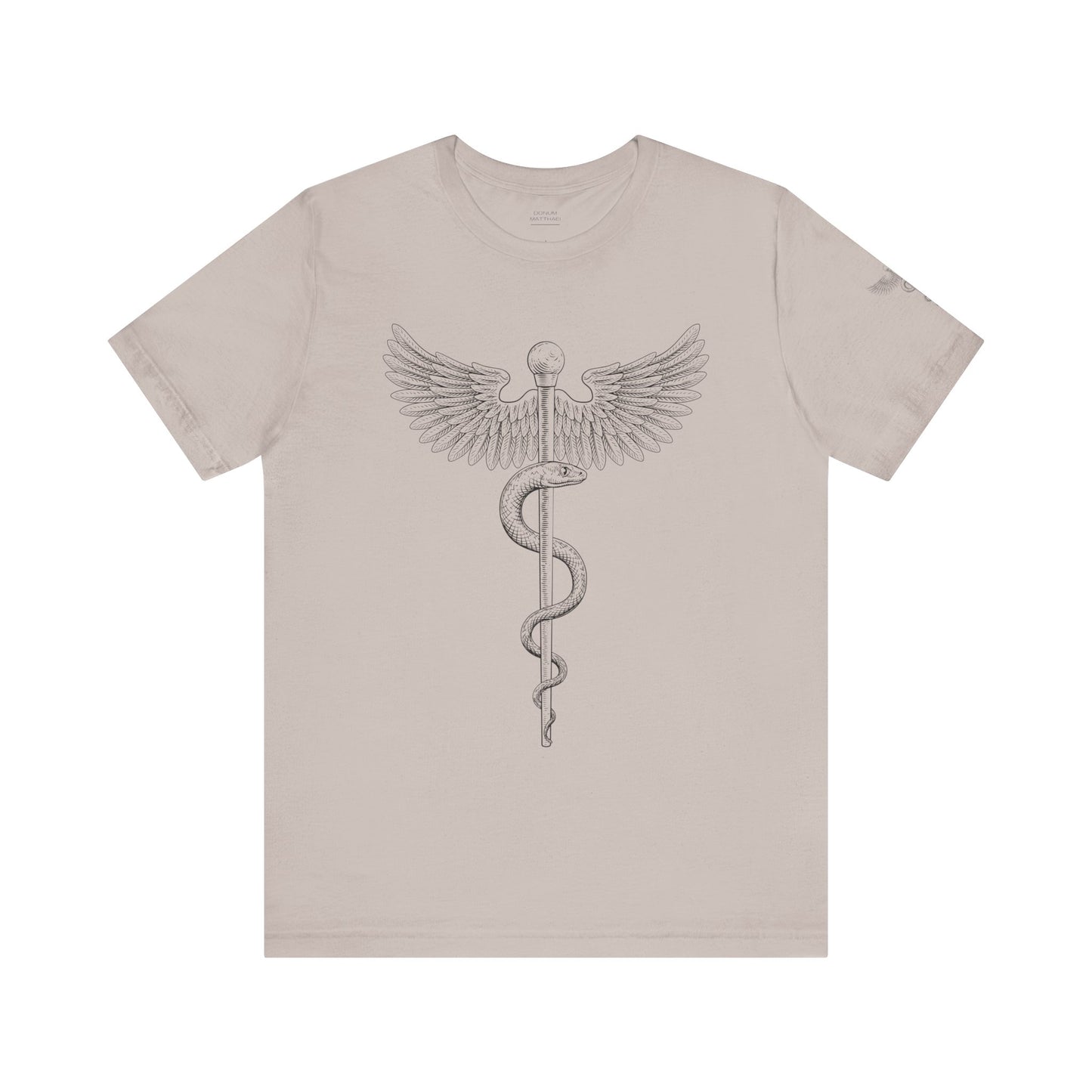 Caduceus Symbol Shirt, Minimalist Medical Tee for Doctors and Nurses, Healthcare Uniform Top, Med Student Gift Idea, RN Apparel