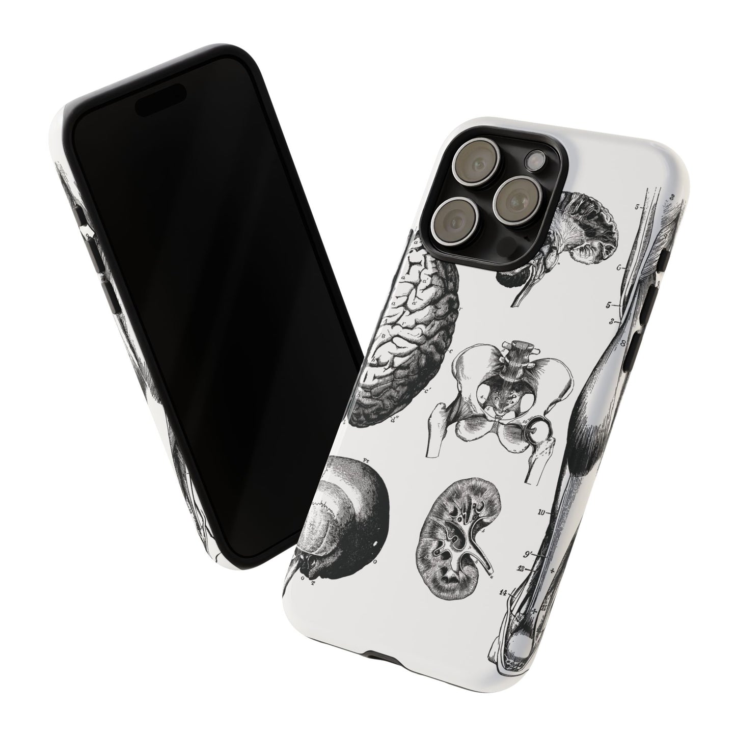 Vintage Anatomy Phone Case - Medical Sketch Design - Custom iPhone, Samsung & Pixel Cover - Science Gift - Doctor Aesthetic - Anatomy case