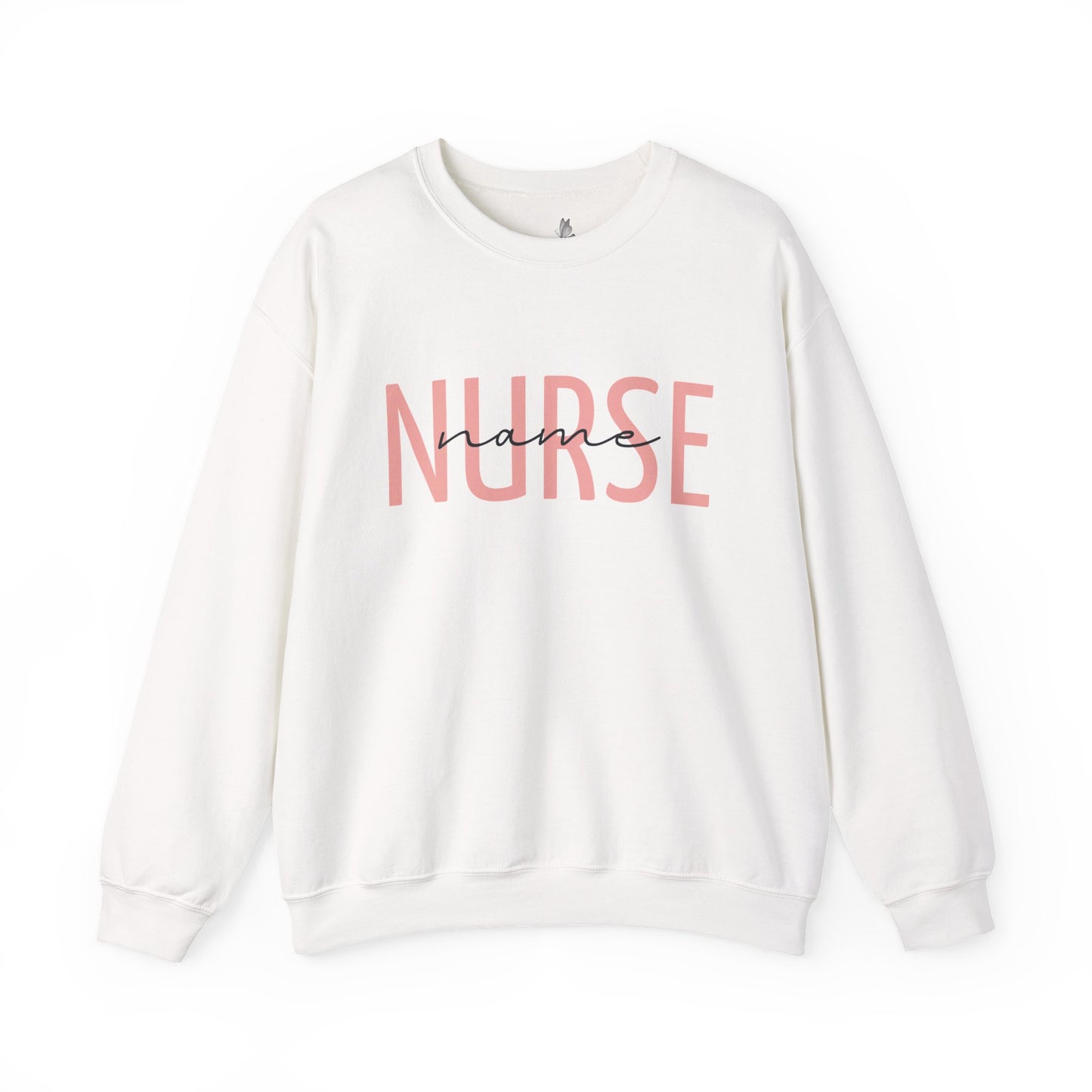 Personalized Nurse Crewneck Sweatshirt, Comfort for Healthcare Workers, Gift for Nurses, Cozy Workwear, Medical Appreciation