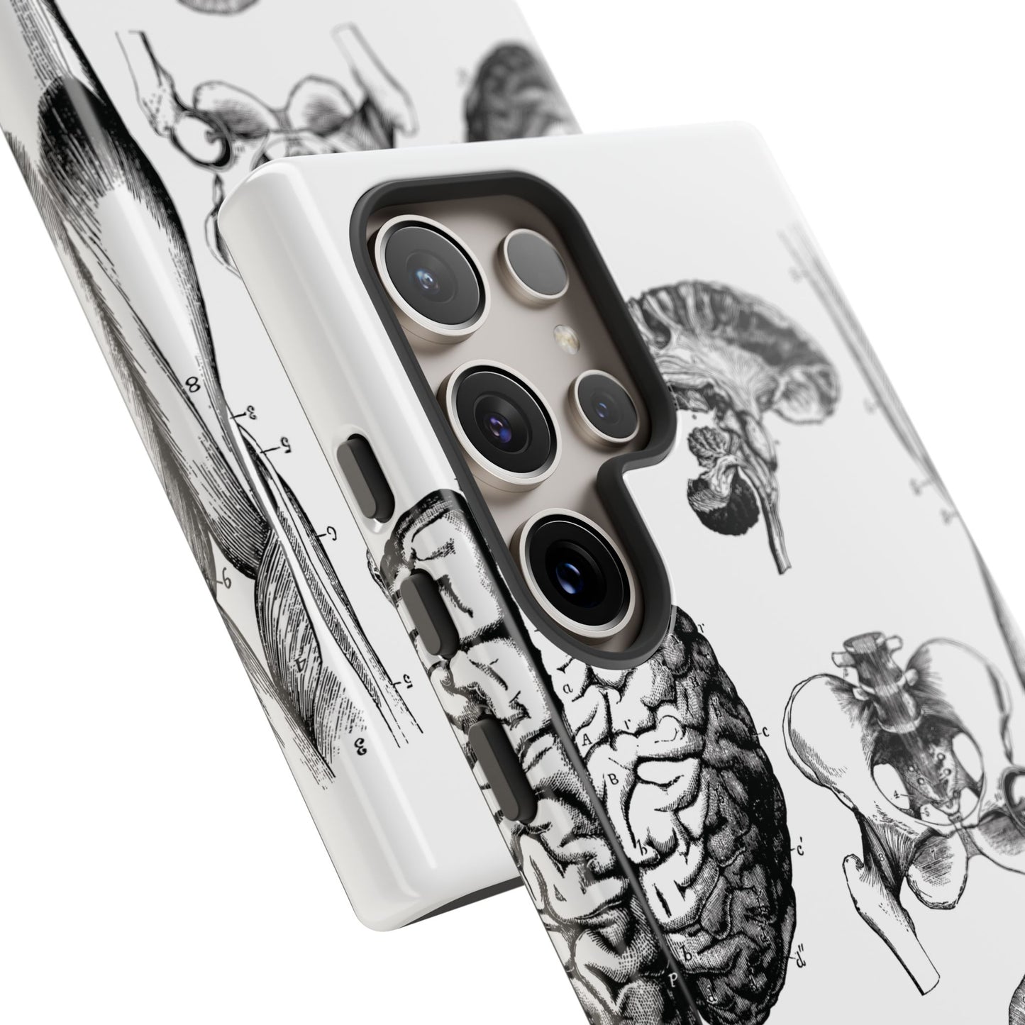 Vintage Anatomy Phone Case - Medical Sketch Design - Custom iPhone, Samsung & Pixel Cover - Science Gift - Doctor Aesthetic - Anatomy case