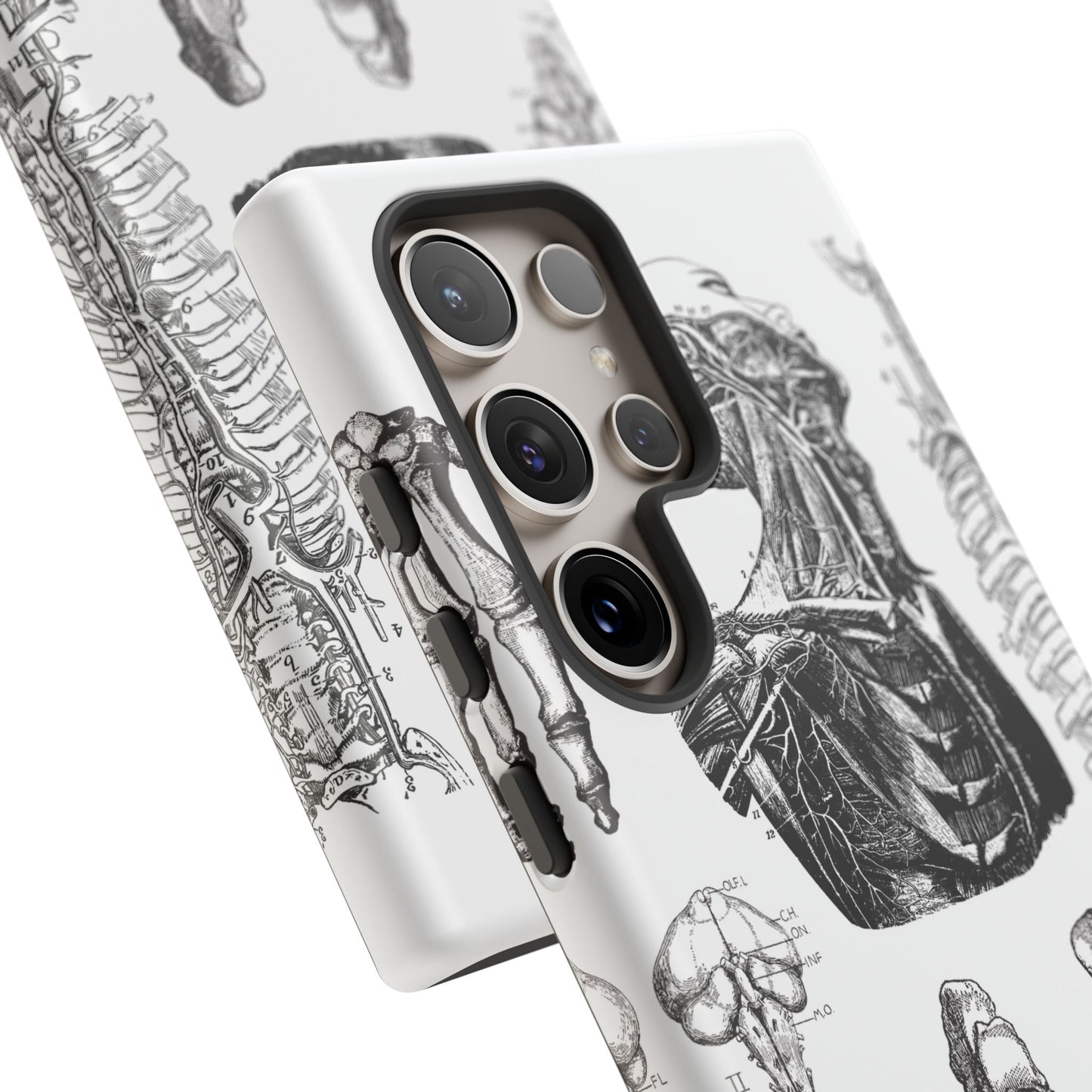 Vintage Anatomy Phone Case - Medical Illustration Design - Custom iPhone, Samsung & Pixel Cover - Science Gift - Doctor Aesthetic - Anatomy