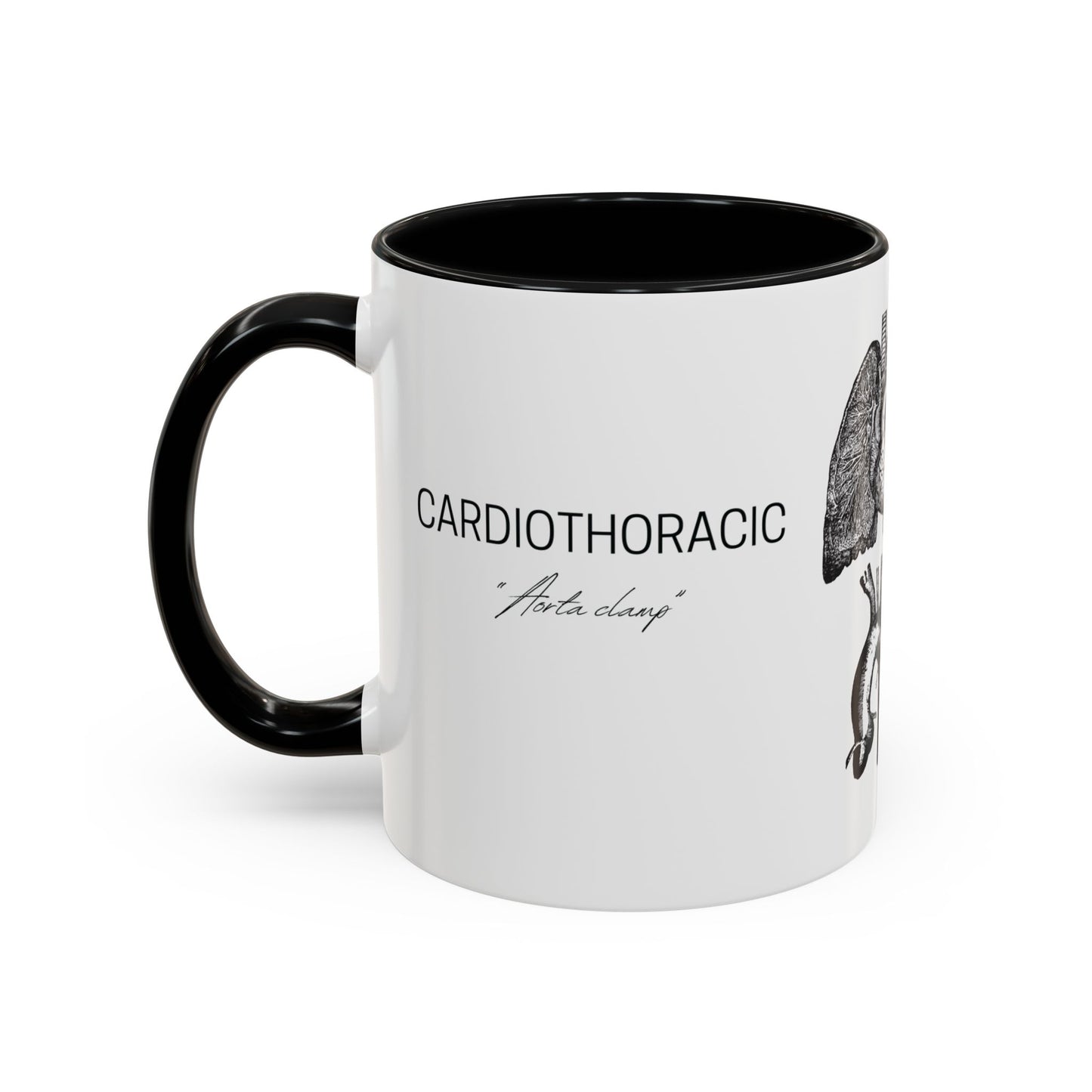 Cardiothoracic Surgery Mug, Heart and Lung Anatomy Cup, Surgeon Gift, Medical Anatomy Mug, Doctor Appreciation, Healthcare Worker Gift
