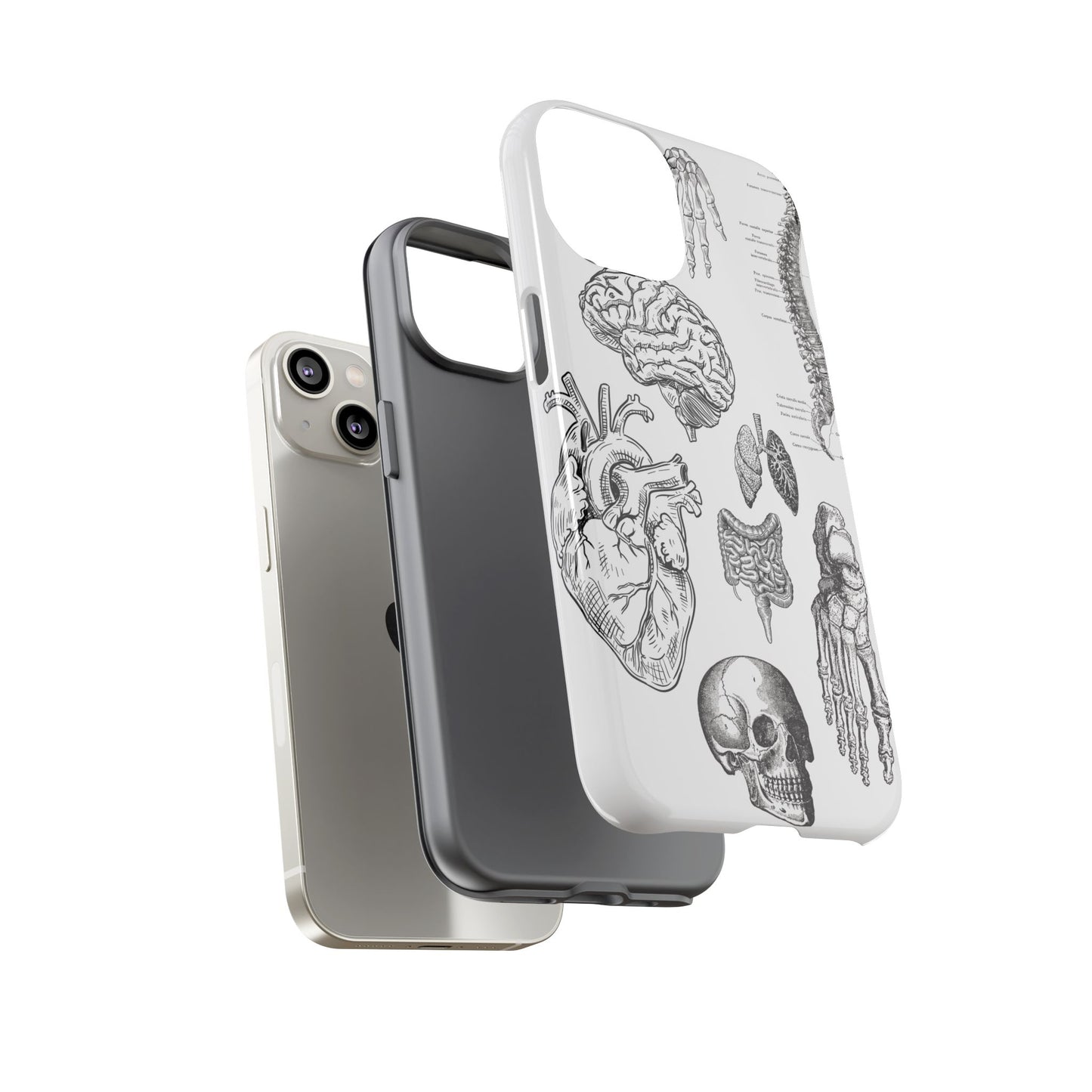 Anatomical Phone Case - Vintage Medical Illustration Case - Science Gift - Custom Medical Phone Cover - Custom Phone Cover - Medical Student