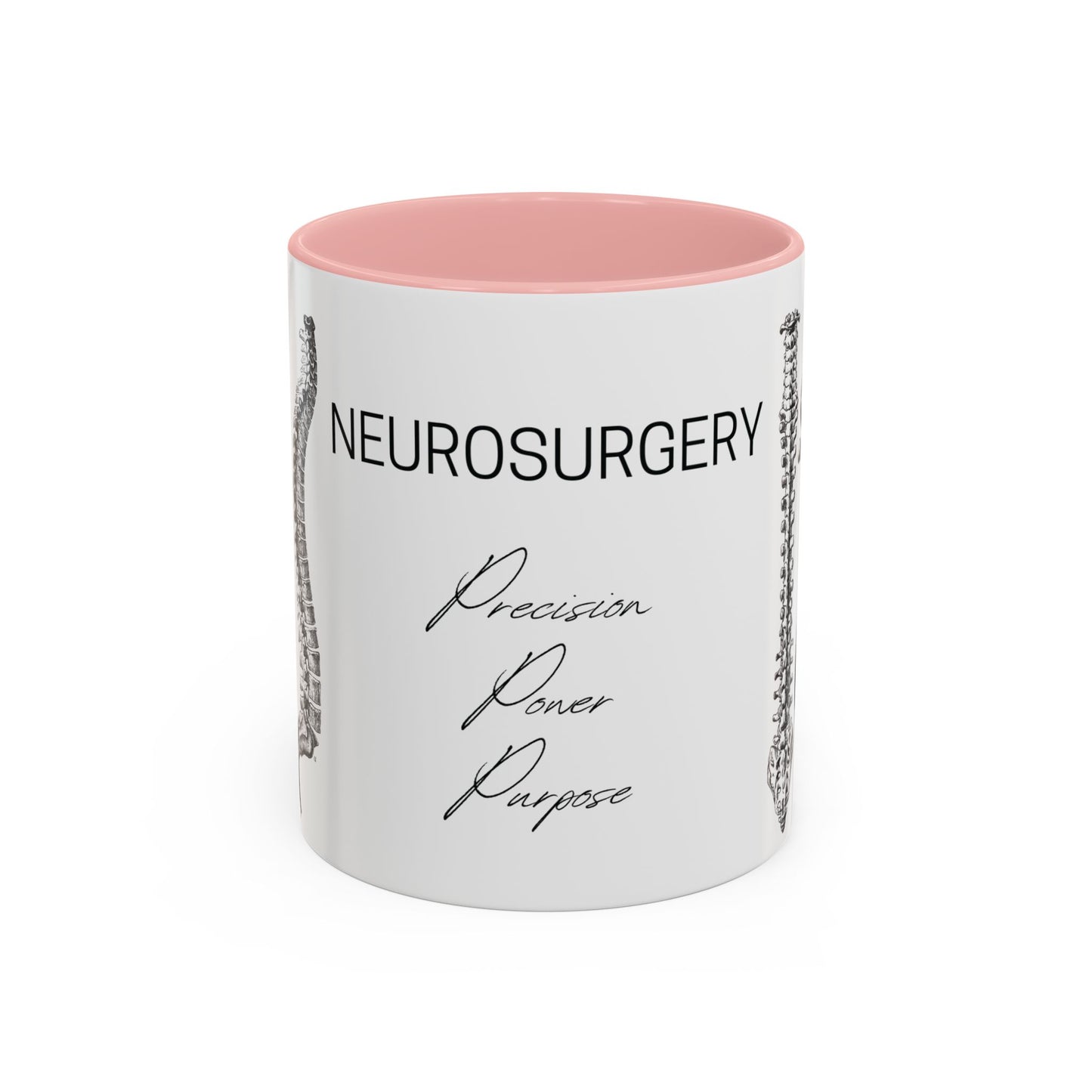 Neuro-Spine Mug, Anatomical Spine Illustration Cup, Neurosurgeon Gift Idea, Spine Surgery Mug, Doctor Appreciation, Medical Worker Gift