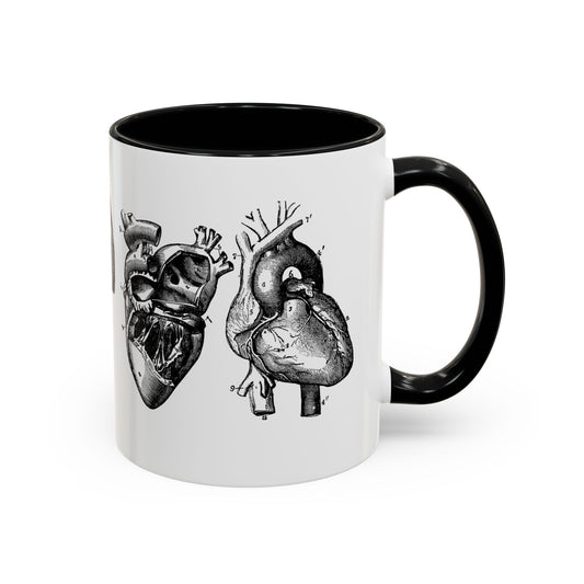 Cardiothoracic Surgery Mug, Heart and Lung Anatomy Cup, Surgeon Gift, Medical Anatomy Mug, Doctor Appreciation, Healthcare Worker Gift