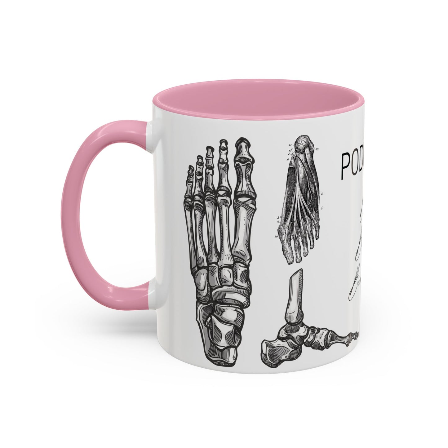 Taza Podología Pie Anatómico, Regalo Podólogo, Taza Anatomía Médica, Taza Doctor, Taza Estudiante Medicina, Personal Sanitario