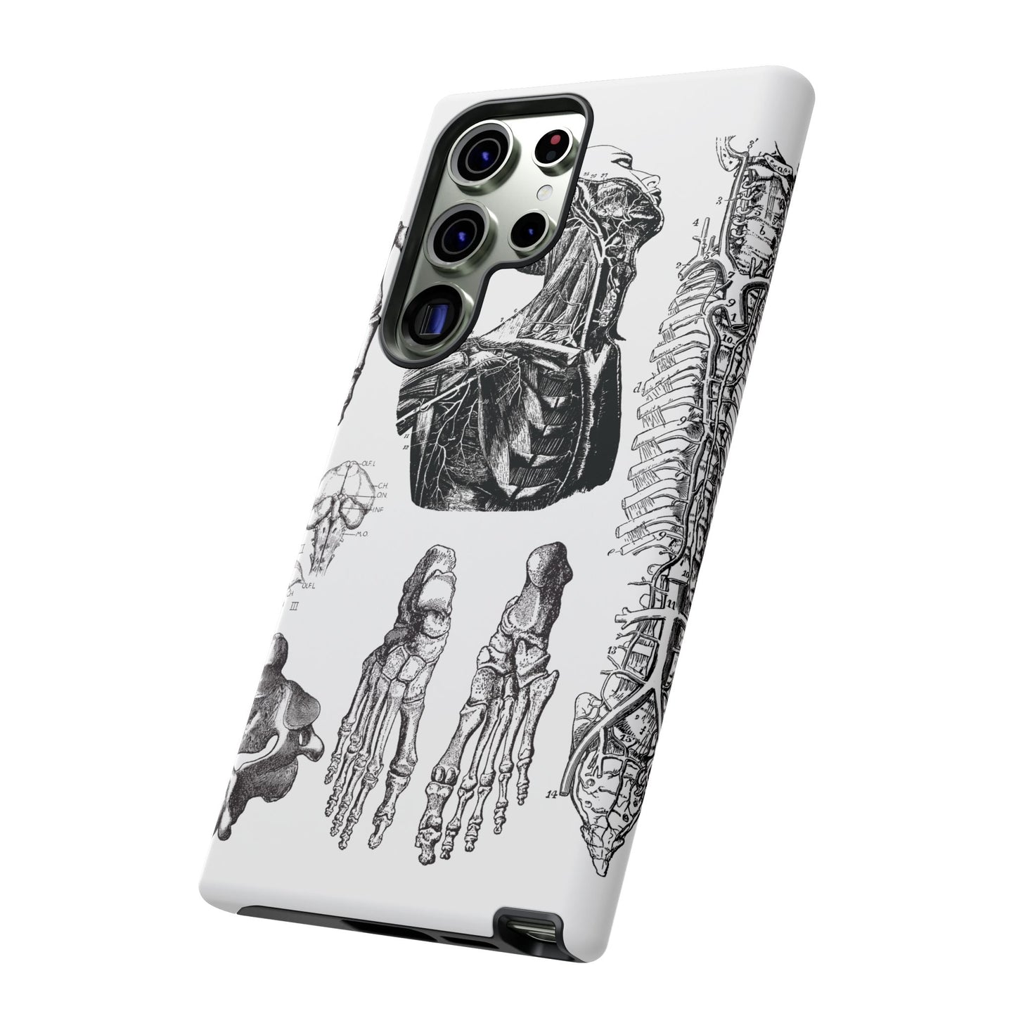 Vintage Anatomy Phone Case - Medical Illustration Design - Custom iPhone, Samsung & Pixel Cover - Science Gift - Doctor Aesthetic - Anatomy